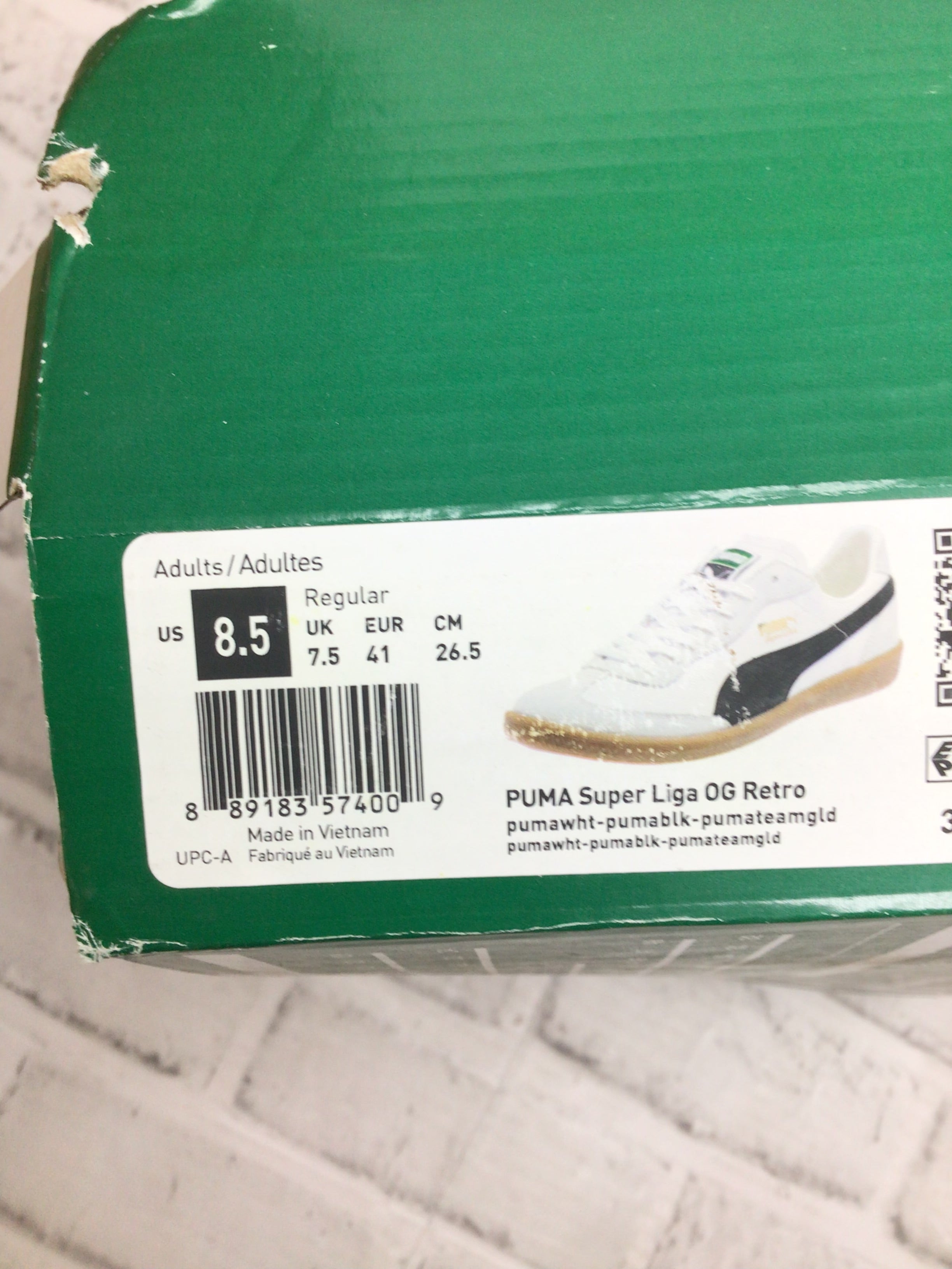 PUMA Men's Super Liga Og Sneaker 356999-12 Size 8.5 (8115668812014)
