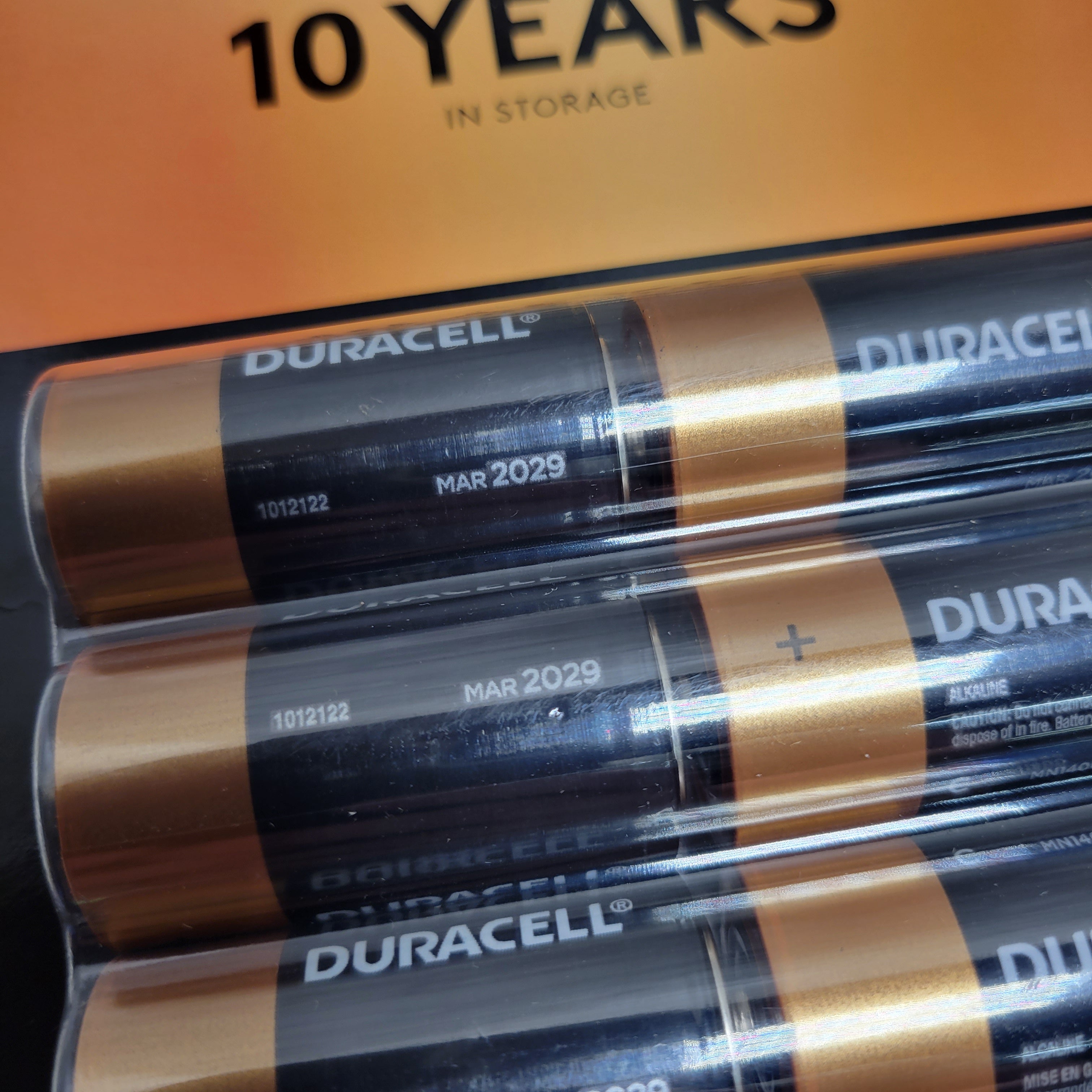 DURACELL 80240709 Coppertop Alkaline Batteries C - Exp. 3/2029, 10 pk, Lot of 2 (8133090181358)