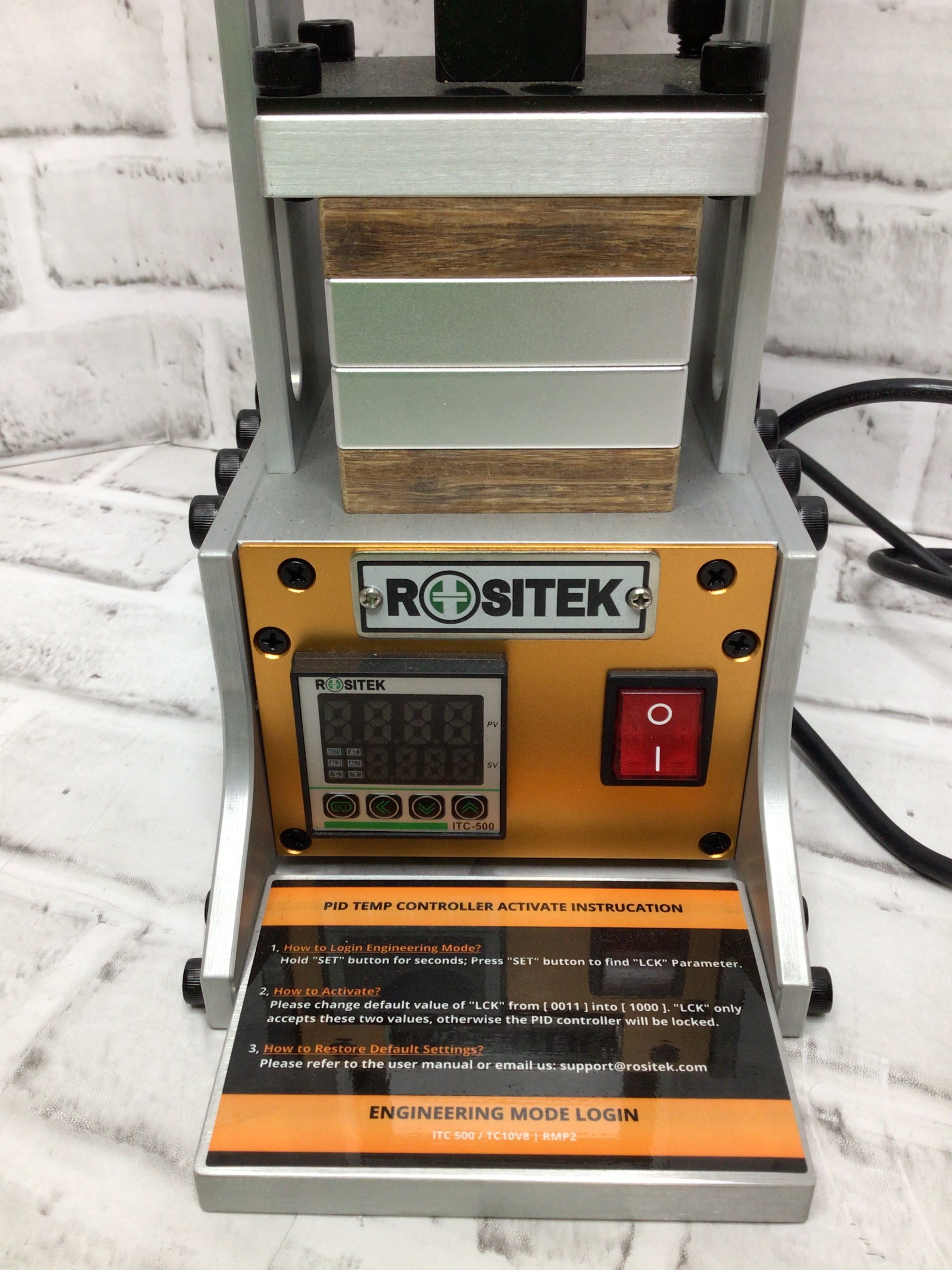 ROSITEK RMP2 Manual Heat Press Machine **MISSING PARTS UNTESTED RE