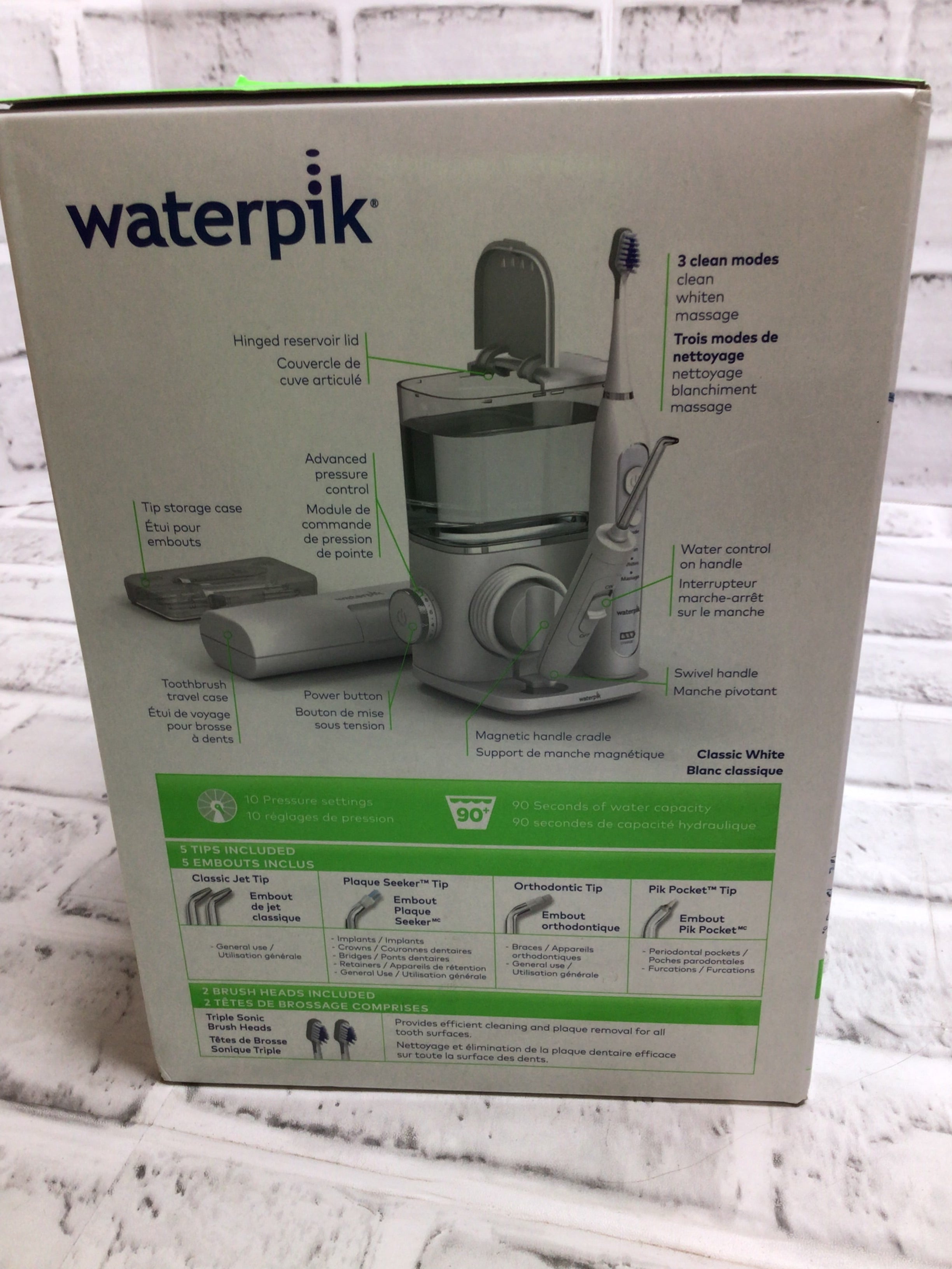 New Waterpik Complete Care 9.0 Sonic Electric Toothbrush & Water Flosser Sealed (8087168549102)