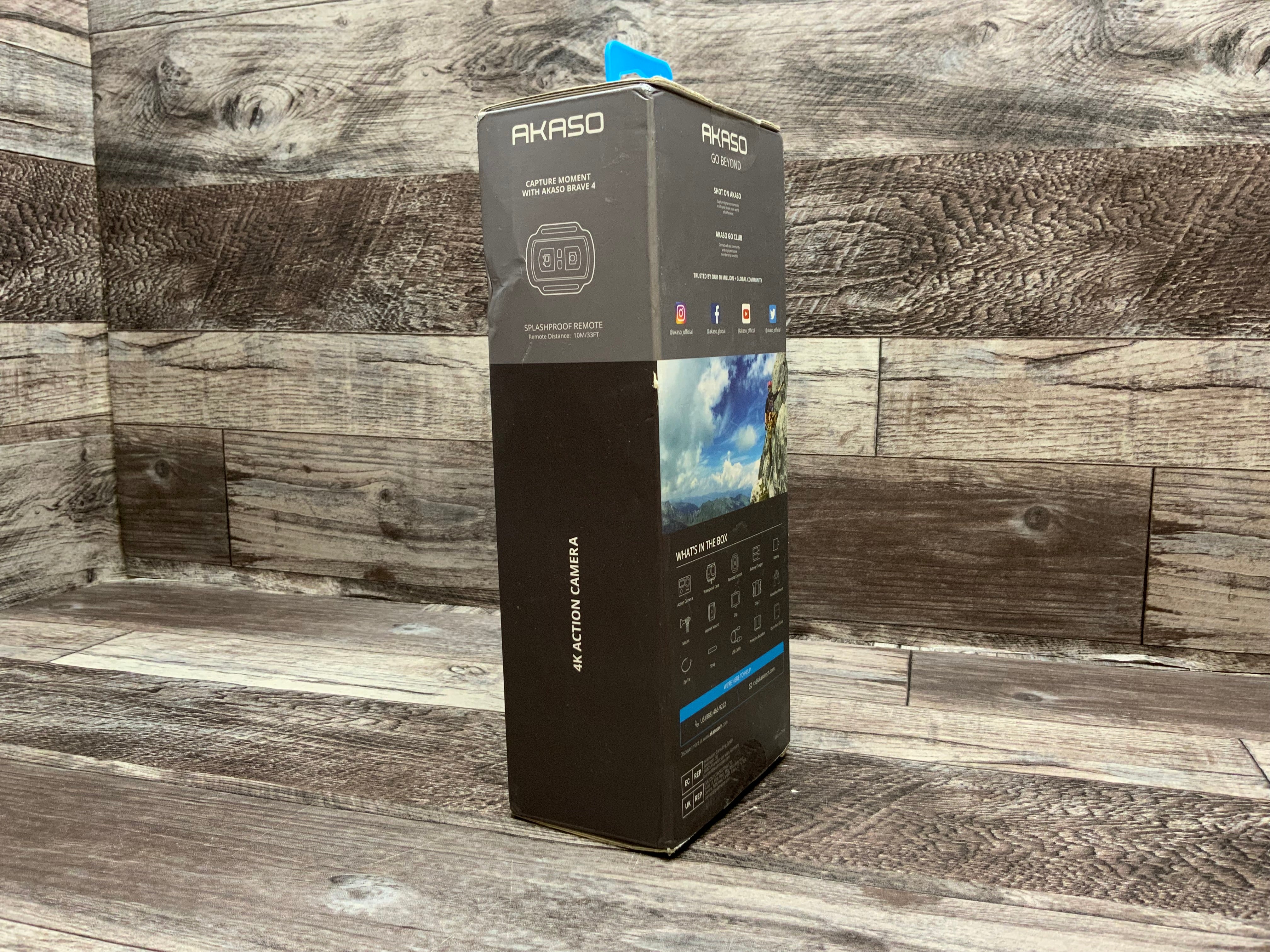 AKASO Brave 4 4K 20MP WiFi Action Camera Ultra HD with EIS 30m Waterproof Camera (8074073932014)