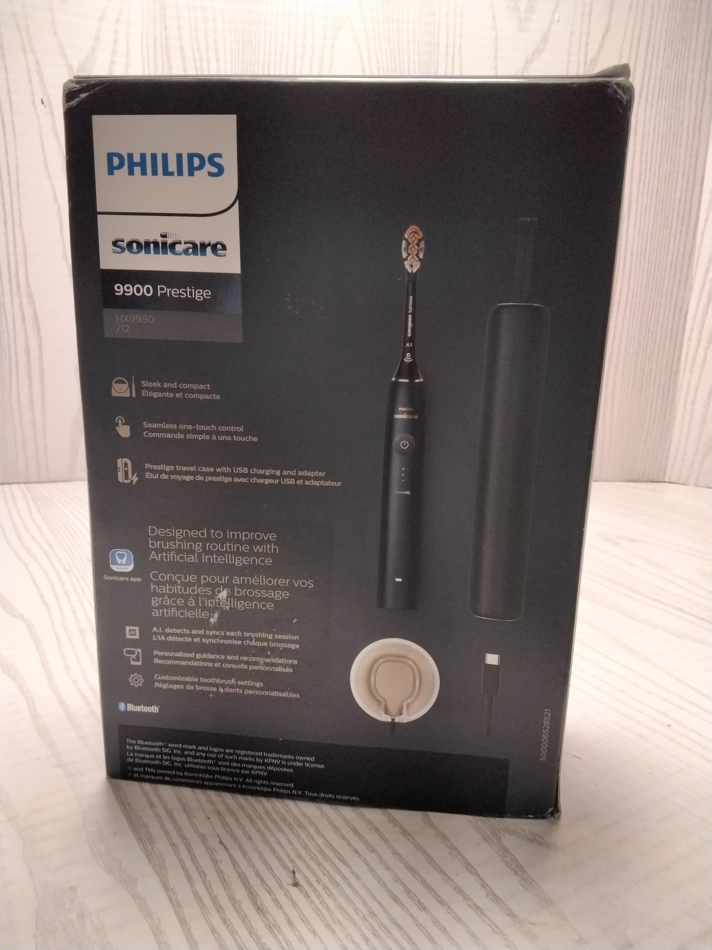 *NEW* Philips Sonicare 9900 Prestige Electric Toothbrush, Midnight, HX9990/12 (7856810000622)