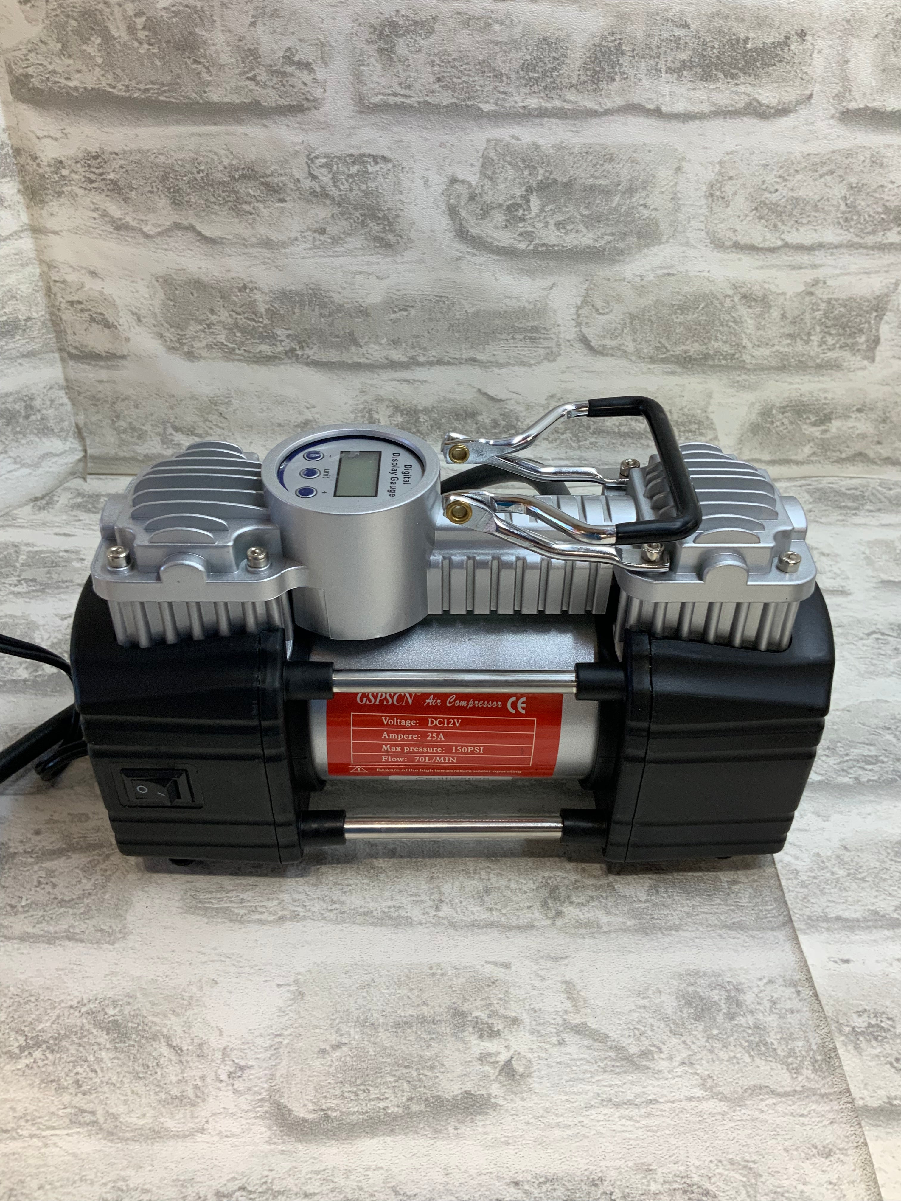 GSPSCN Portable Air Compressor Pump Tire Inflator with Digital Gauge (7579887468782)