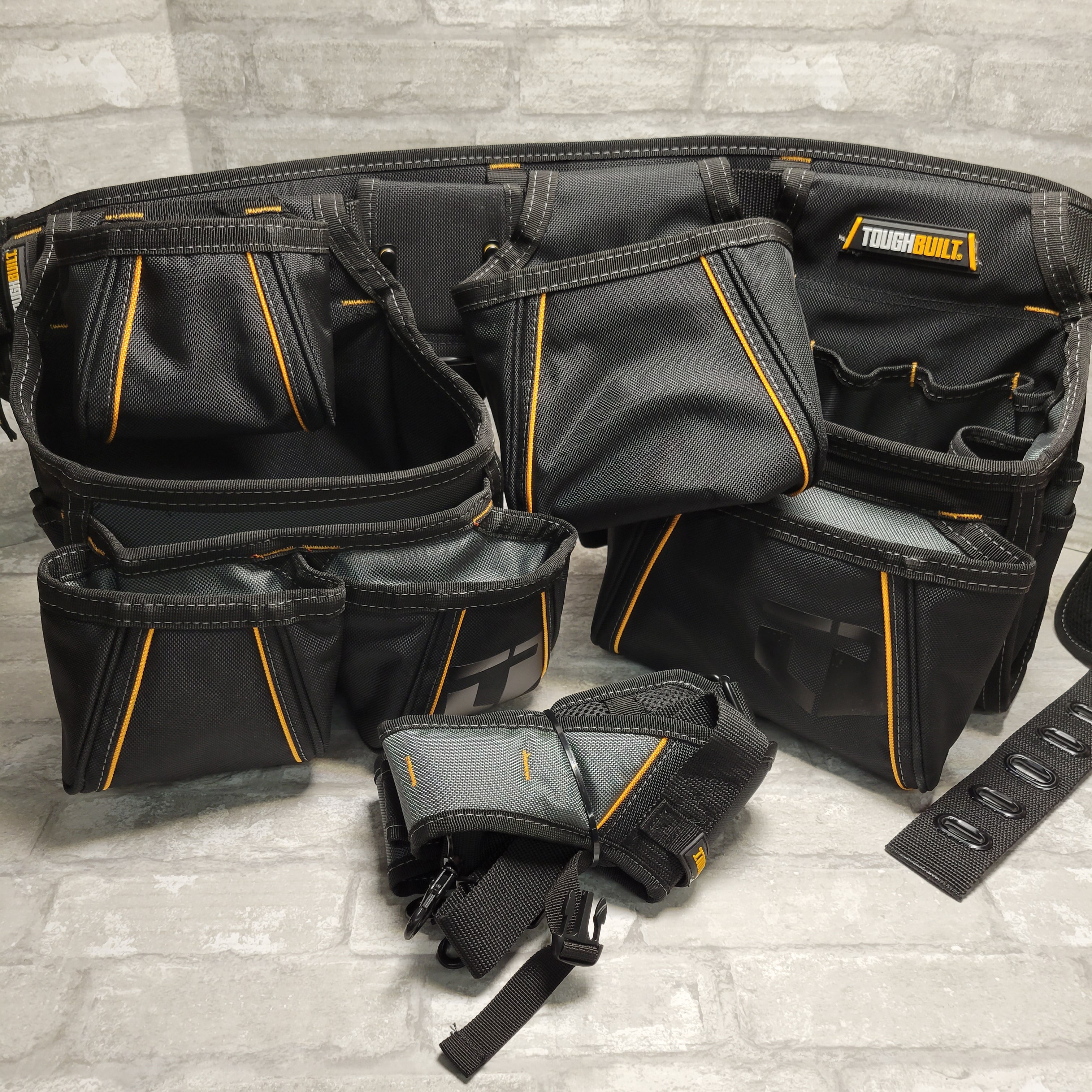 Toughbuilt Tb-301-6 Pro Framer Suspension Rig Tool Belt w/ Suspenders (8066803728622)