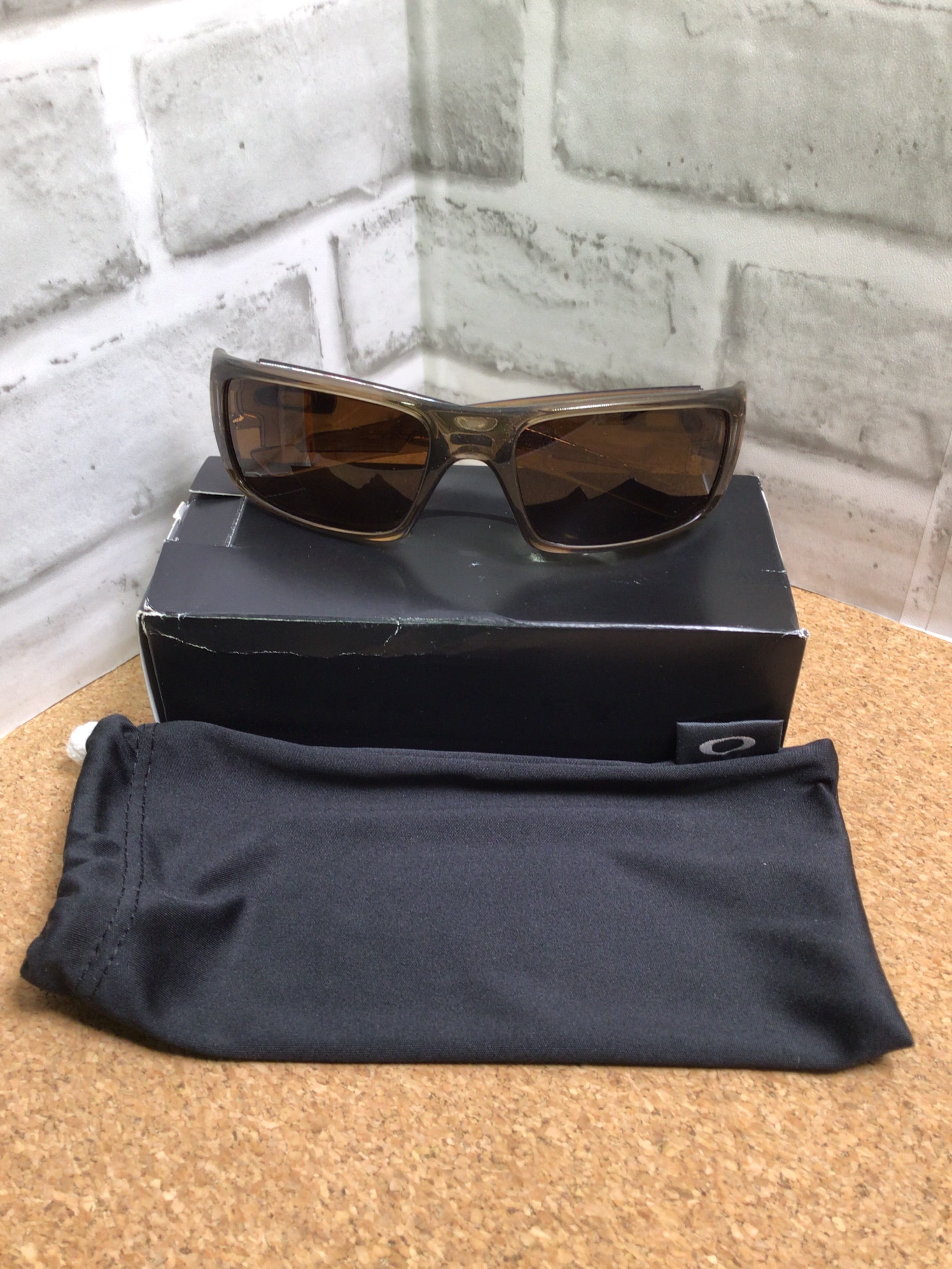 Oakley Men's Oo9239 Crankshaft Rectangular Sunglasses ** Used**