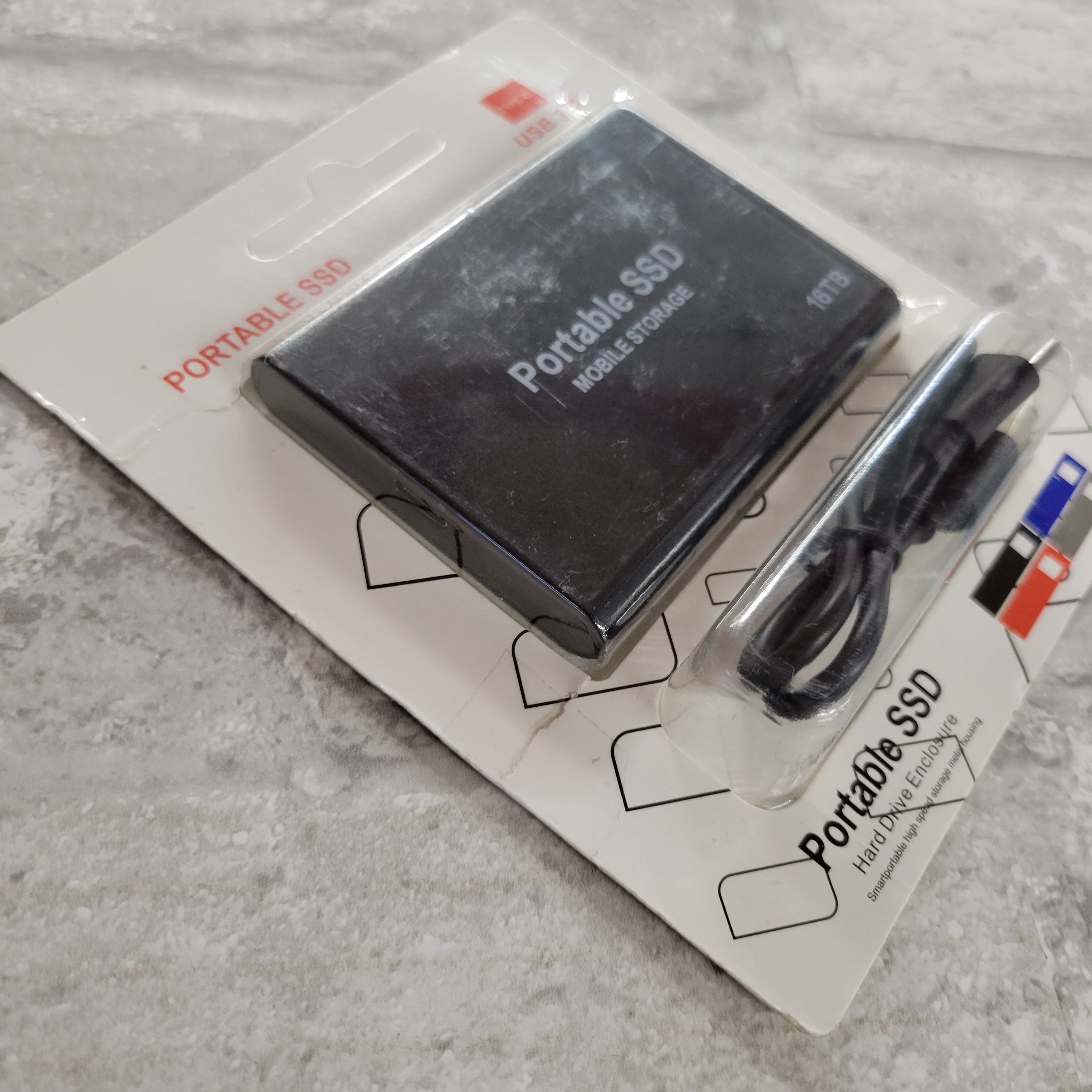 16TB Portable SSD USB 3.1 Type C (8046025965806)