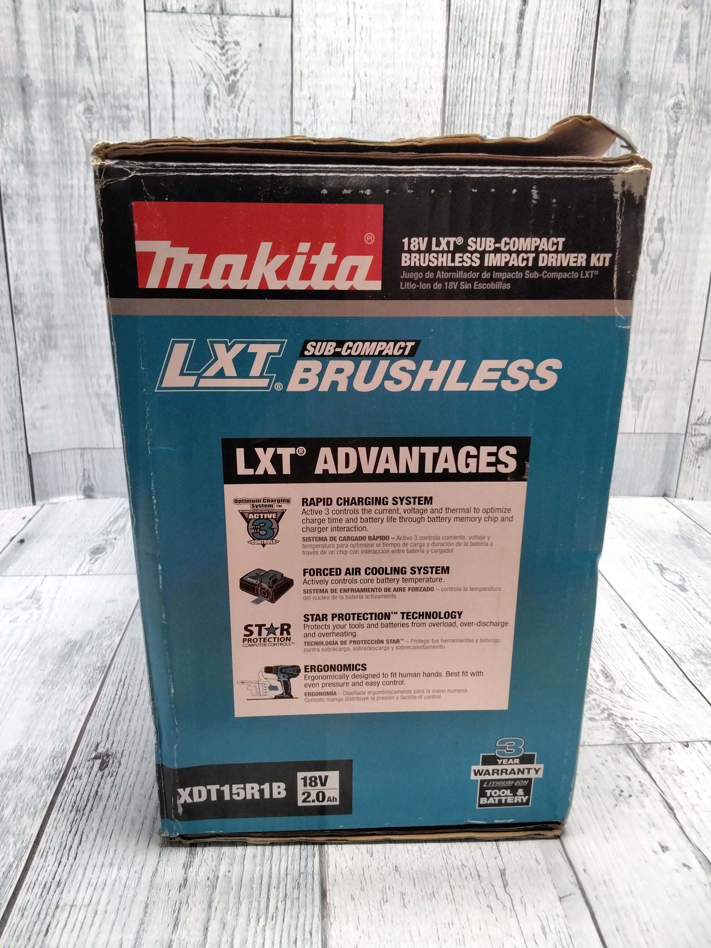 Makita XDT15R1B 18V LXT Sub-Compact Brushless Cordless Impact Driver Kit (7855021326574)