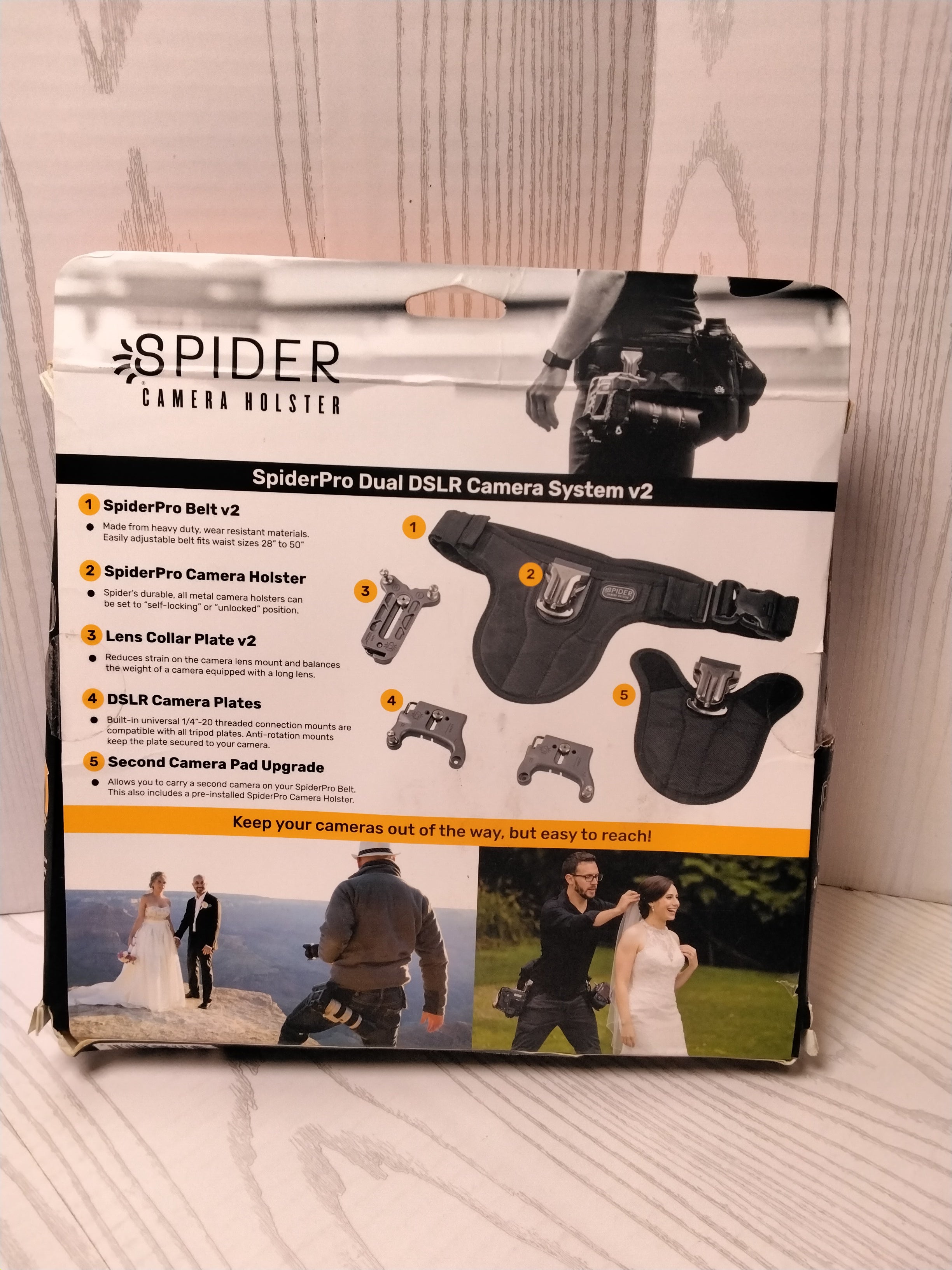 Spider Holster - SpiderPro DSLR Dual Camera System v2 - Carry System for (2) (7762750341358)