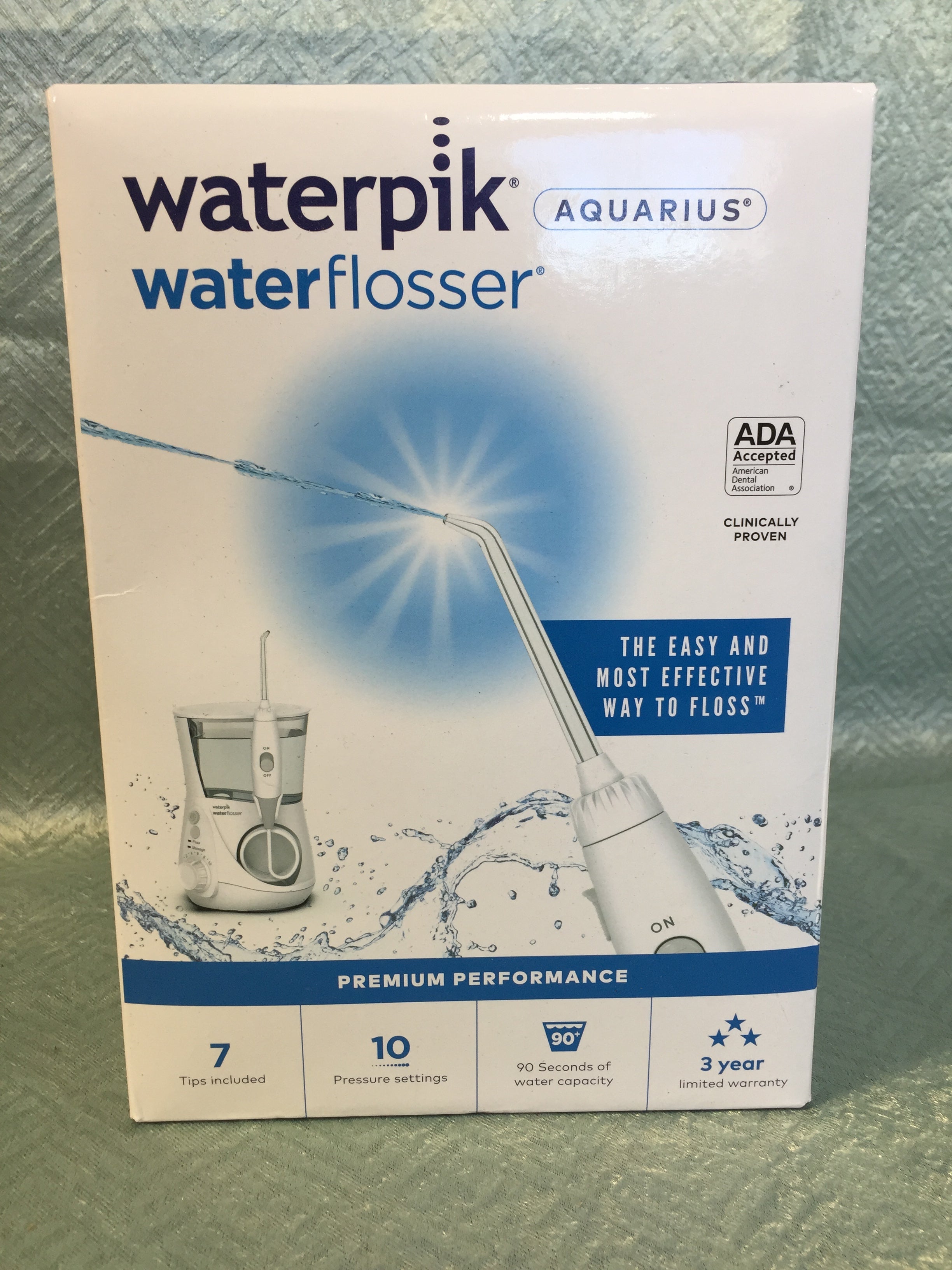 Waterpik Aquarius Water Flosser Professional White WP-660 (7516270625006)