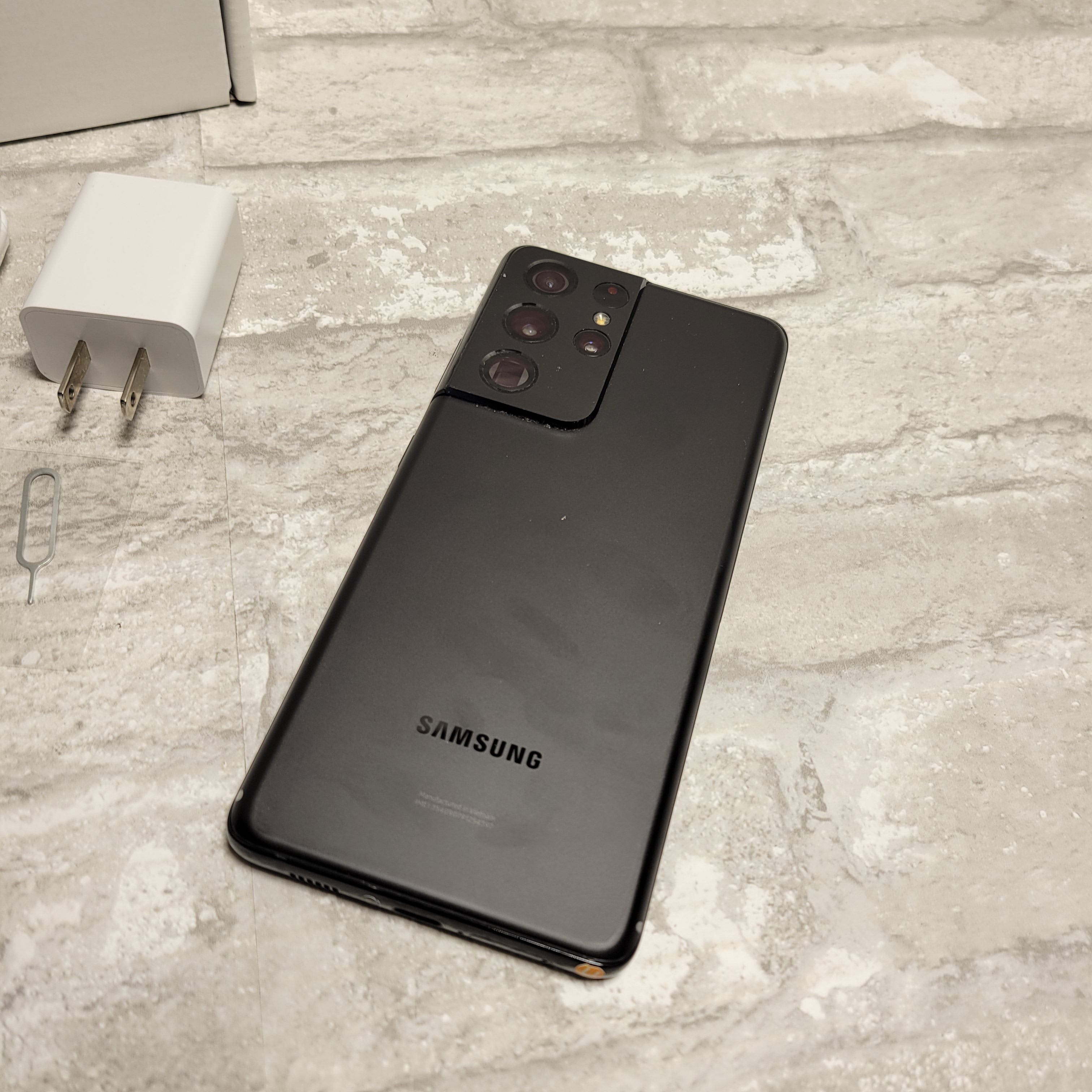 Samsung Galaxy S21 Ultra 5G SM-G998U1 256GB 12GB RAM, Black (Refurbished) (8050896634094)