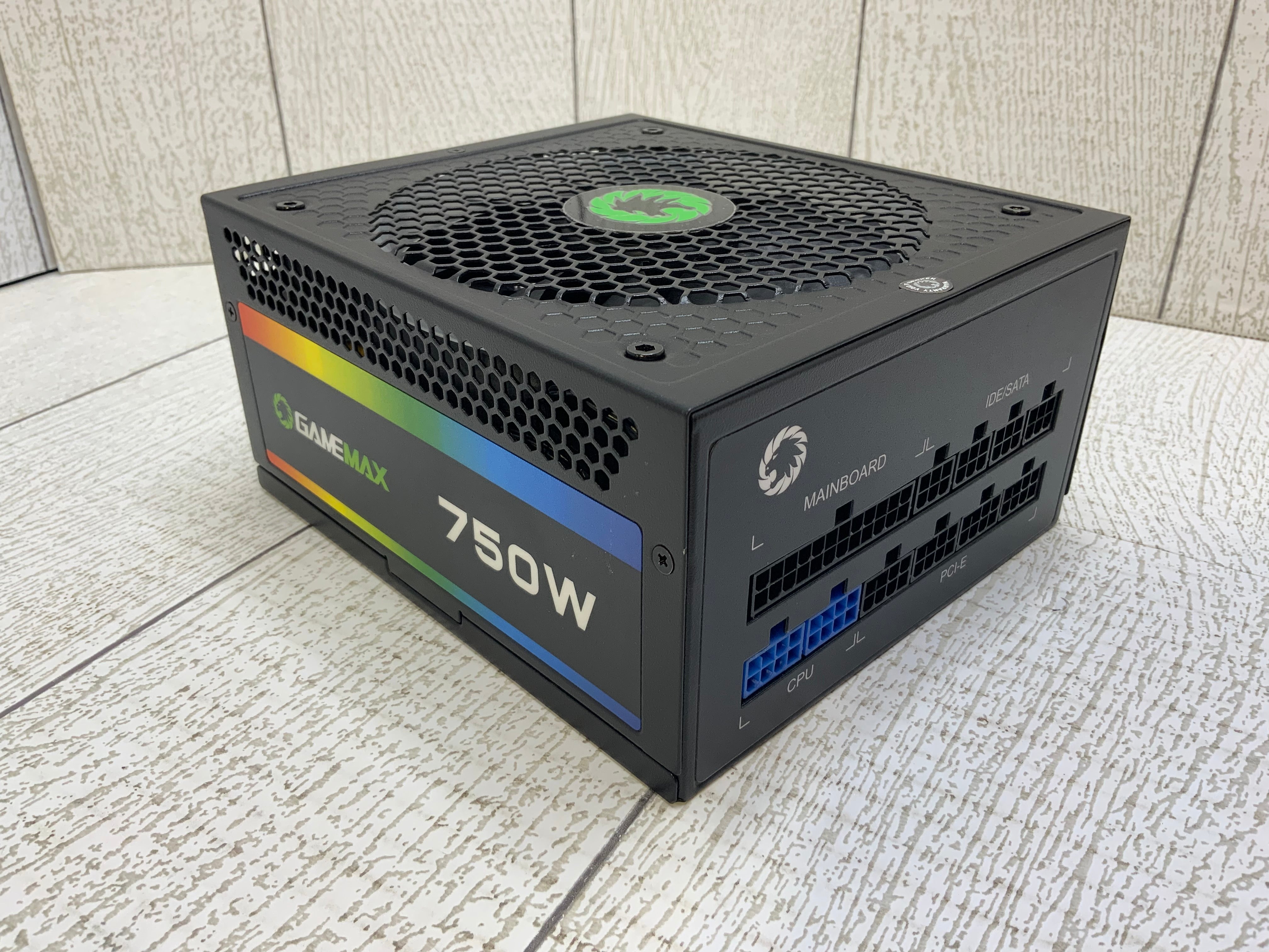 ESGAMING Power Supply 750W, 80+ Gold Certified, Fully Modular RGB Powe