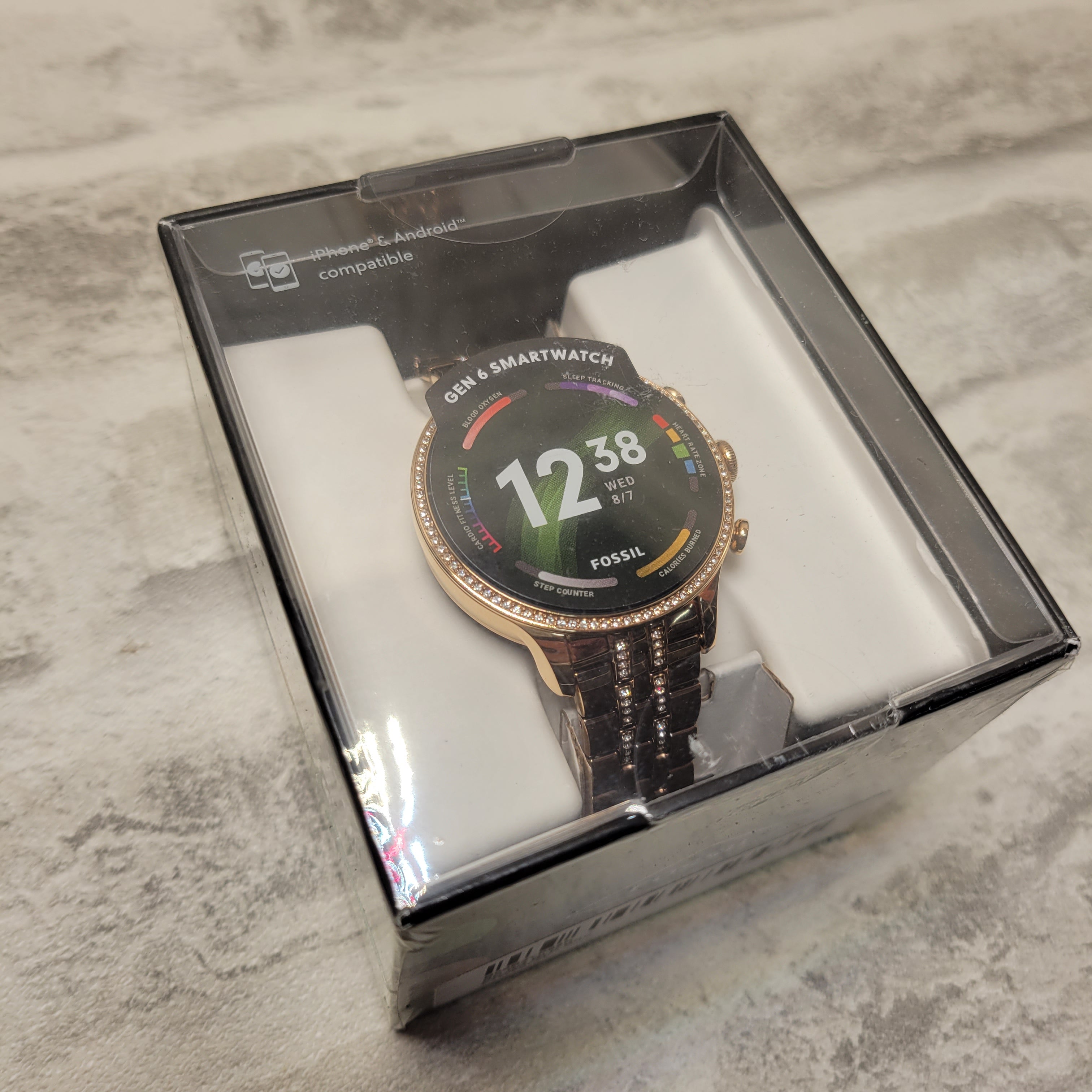 Fossil Gen 6 42mm Touchscreen Smartwatch, Rose Gold (7781267243246)