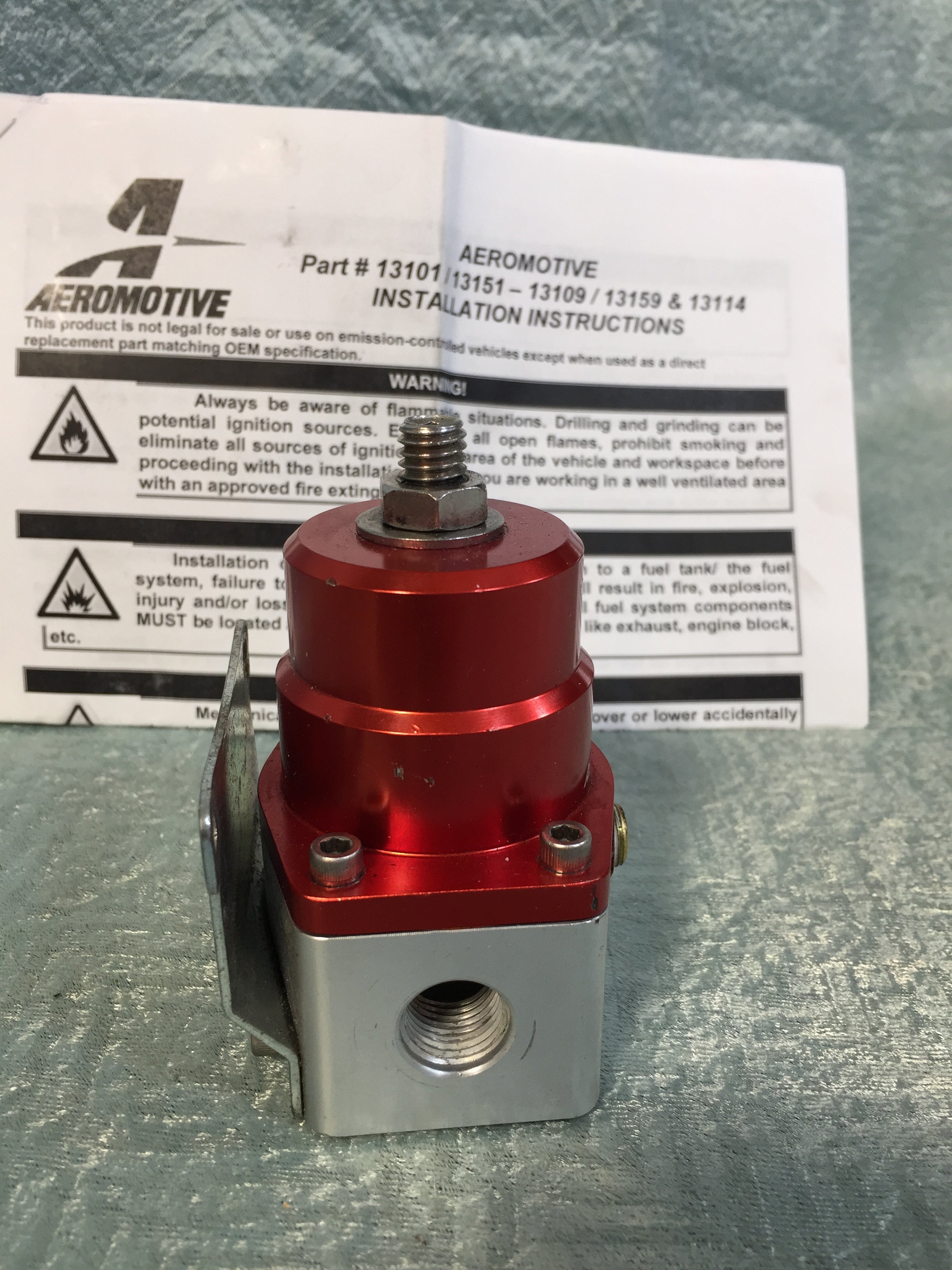 Aeromotive 13109 Regulator, A1000-6 Injected Bypass, Adjustable (7515594227950)