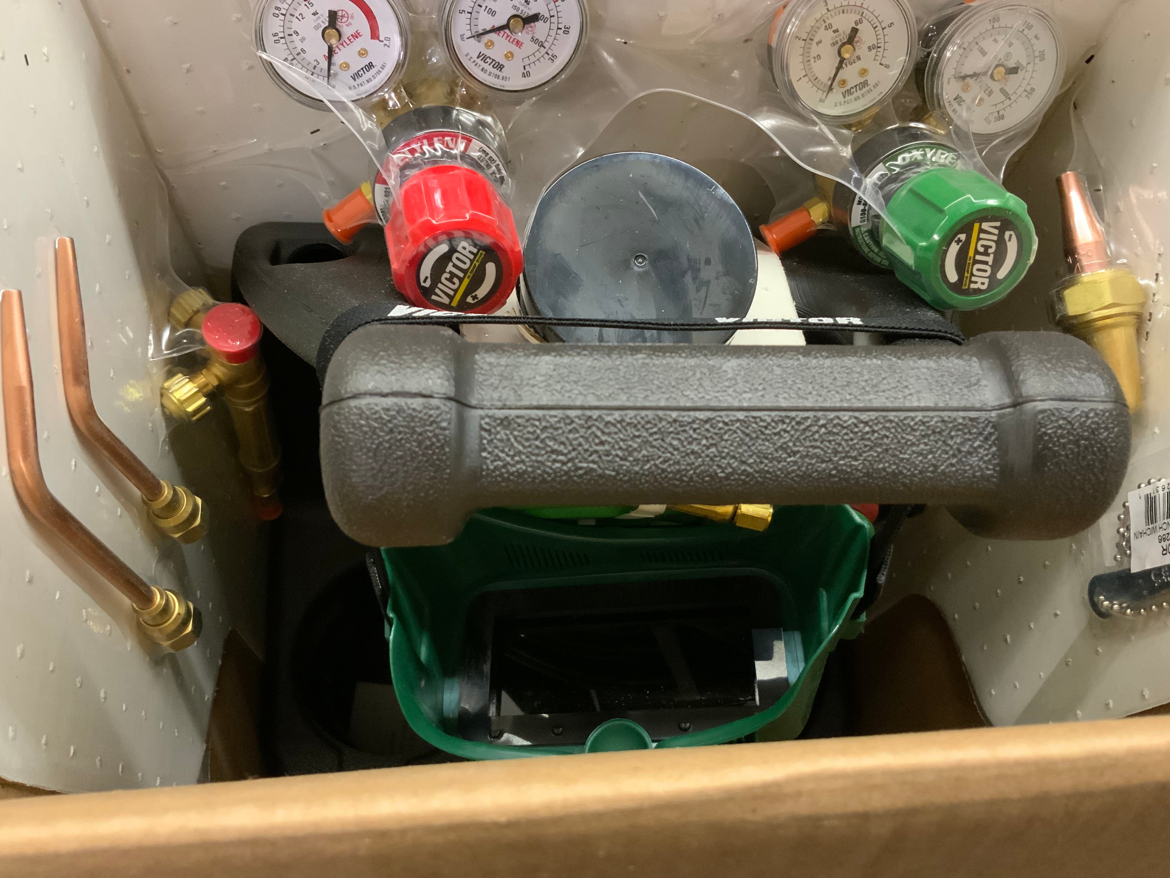 Victor 0384-0947 Portable Tote Torch Kit Set W/Out Cylinder Tanks *Open Box* (8141395951854)