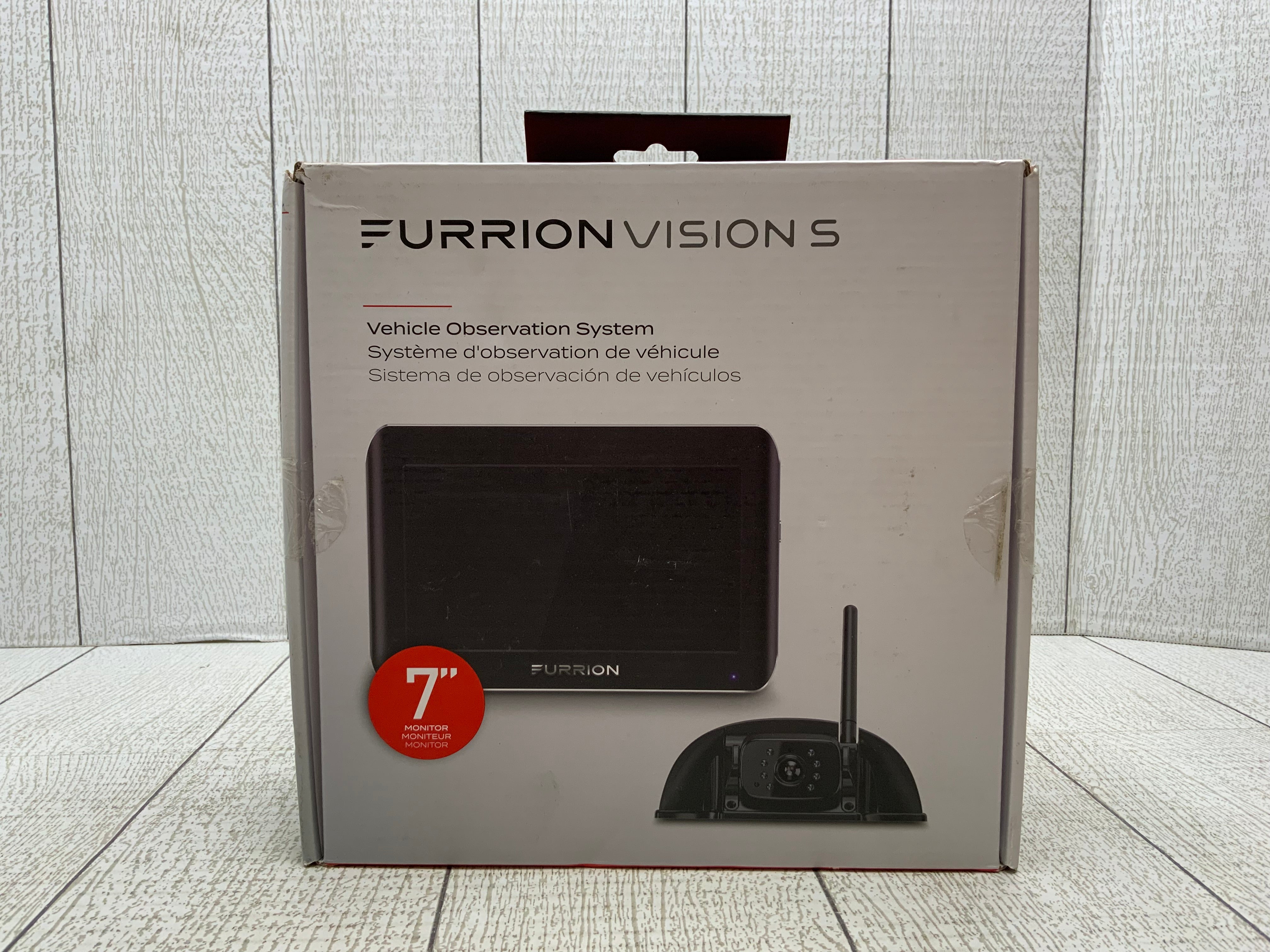 Furrion Vision S 7 Inch Wireless RV Backup System with 1 Rear Sharkfin Camera (8060166537454)