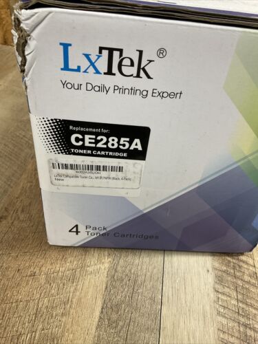 LxTek Compatible Toner Cartridge Replacement for CE285A 4 Pack Black (6922801414327)