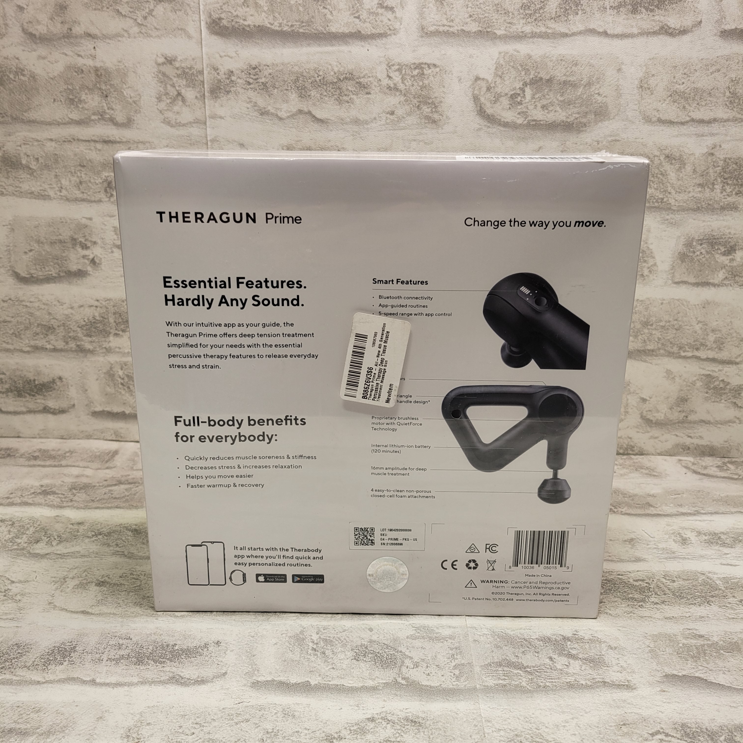 Theragun Prime - Percussive Therapy Deep Tissue Muscle Treatment Massage Gun (7671948280046)