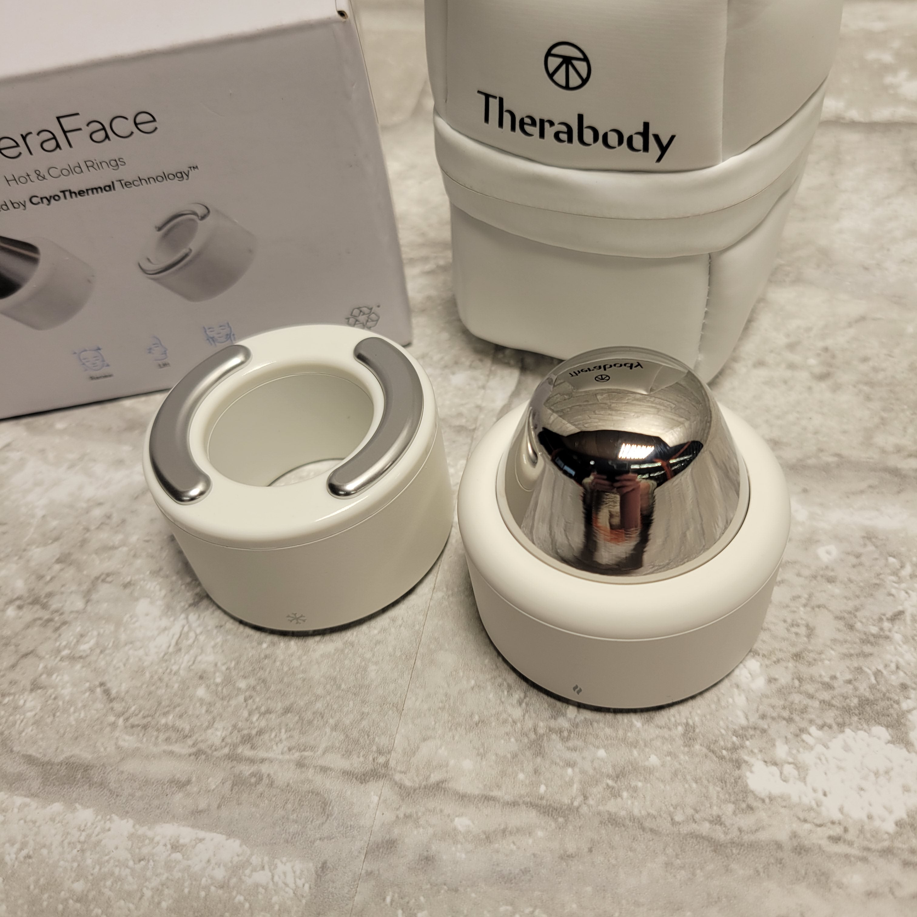 Therabody - TheraFace Hot & Cold Rings - White (8017096573166)