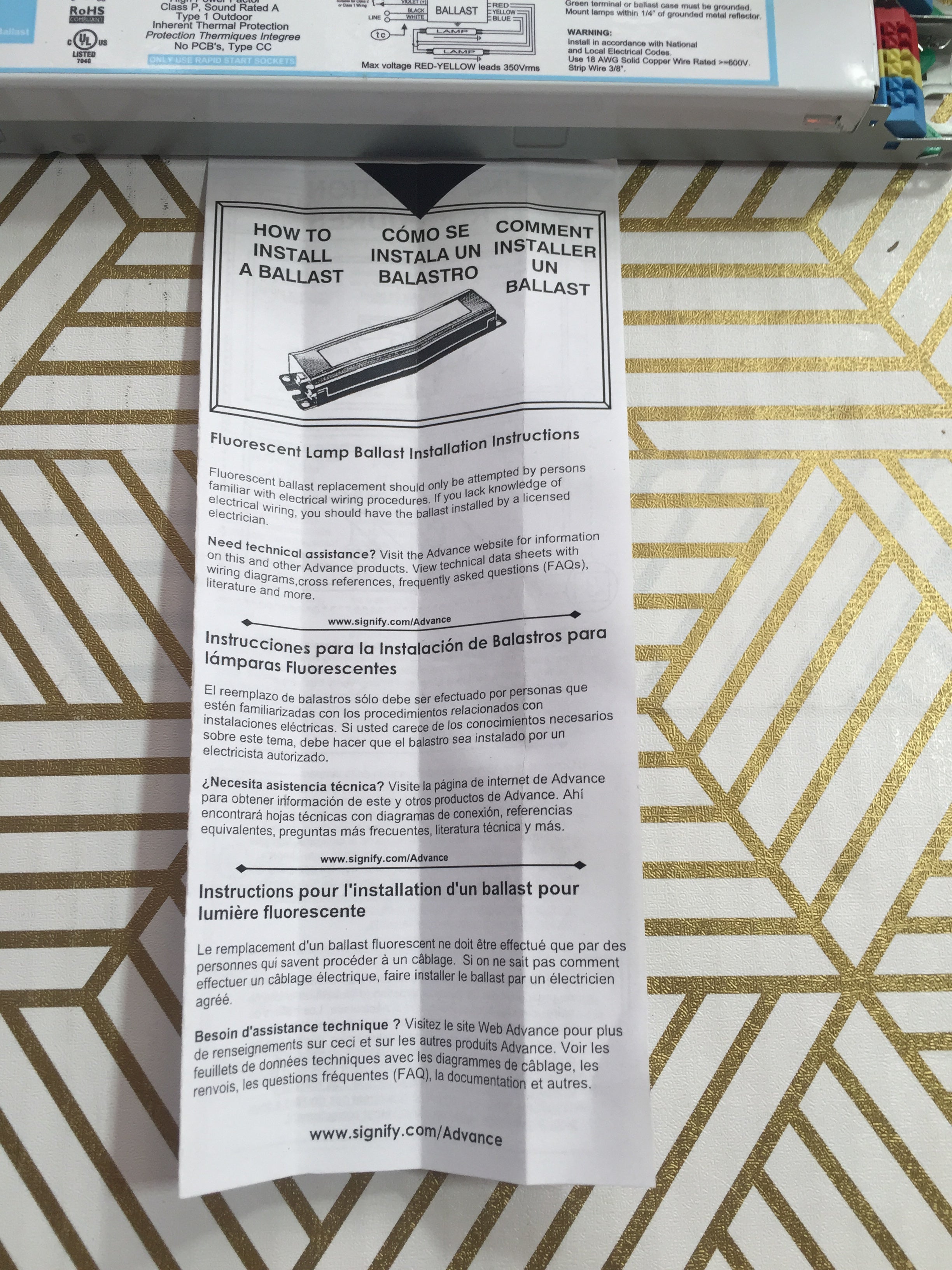 Advance Mark 7 0-10V IZT2S54D35M 2 Lamp - 120/277 Volt - 1.0 Ballast Factor 12 Pack (8026156007662)