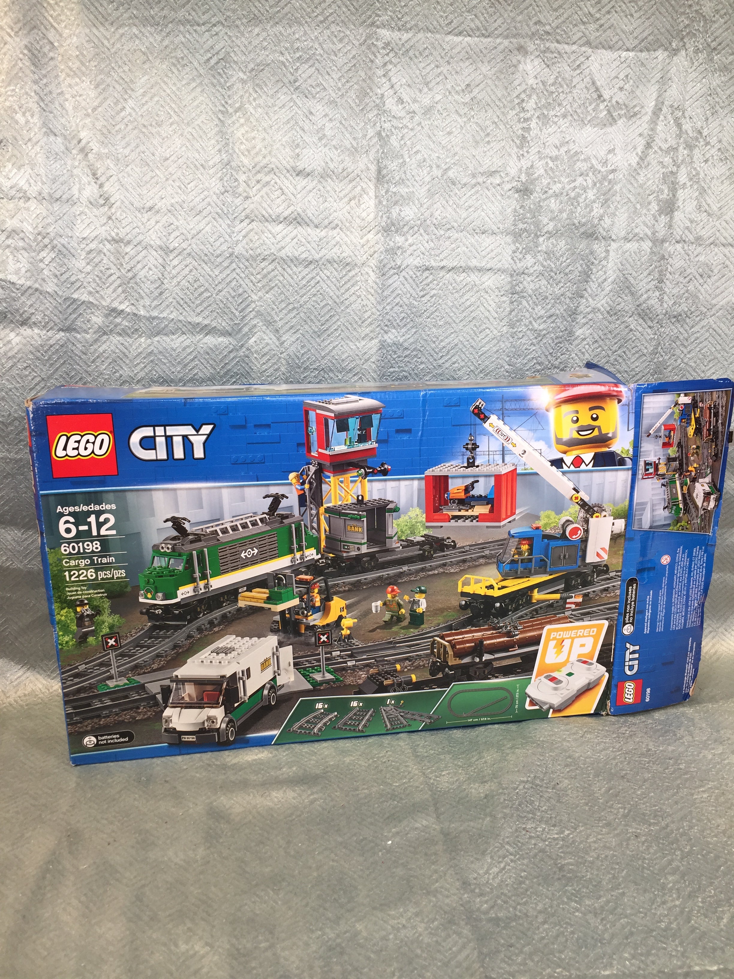 LEGO City Cargo Train 60198 Exclusive Remote Control Train Set - OPEN BOX (7609043812590)