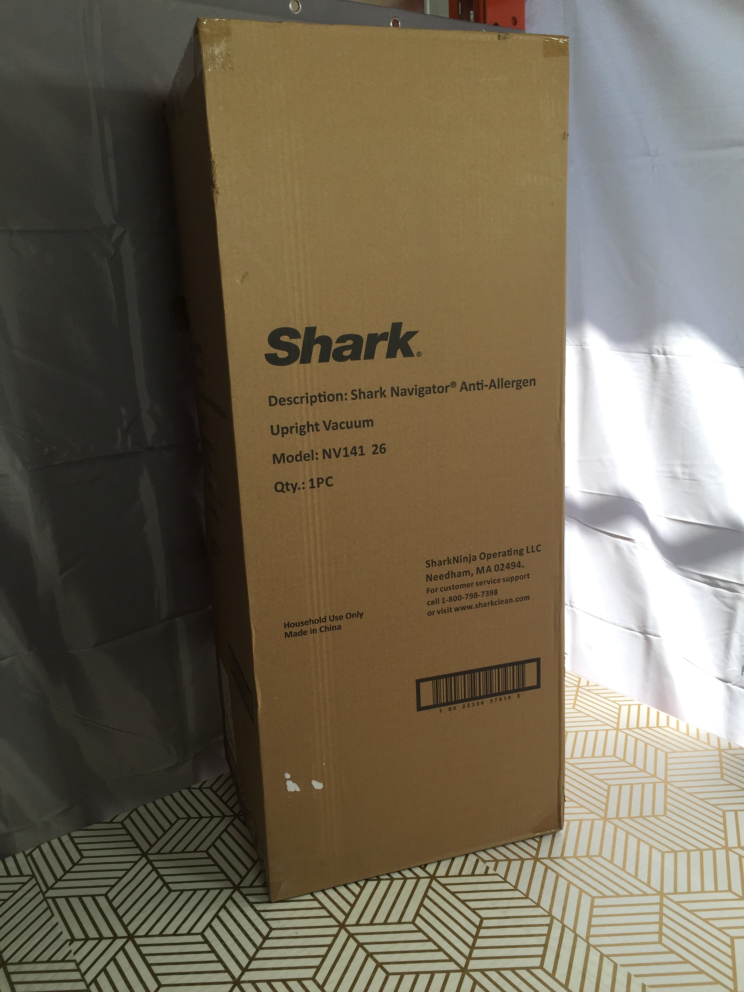 Shark NV141 Navigator Anti-Allergen Plus Upright Vacuum w/ HEPA Filtration White (8041579217134)