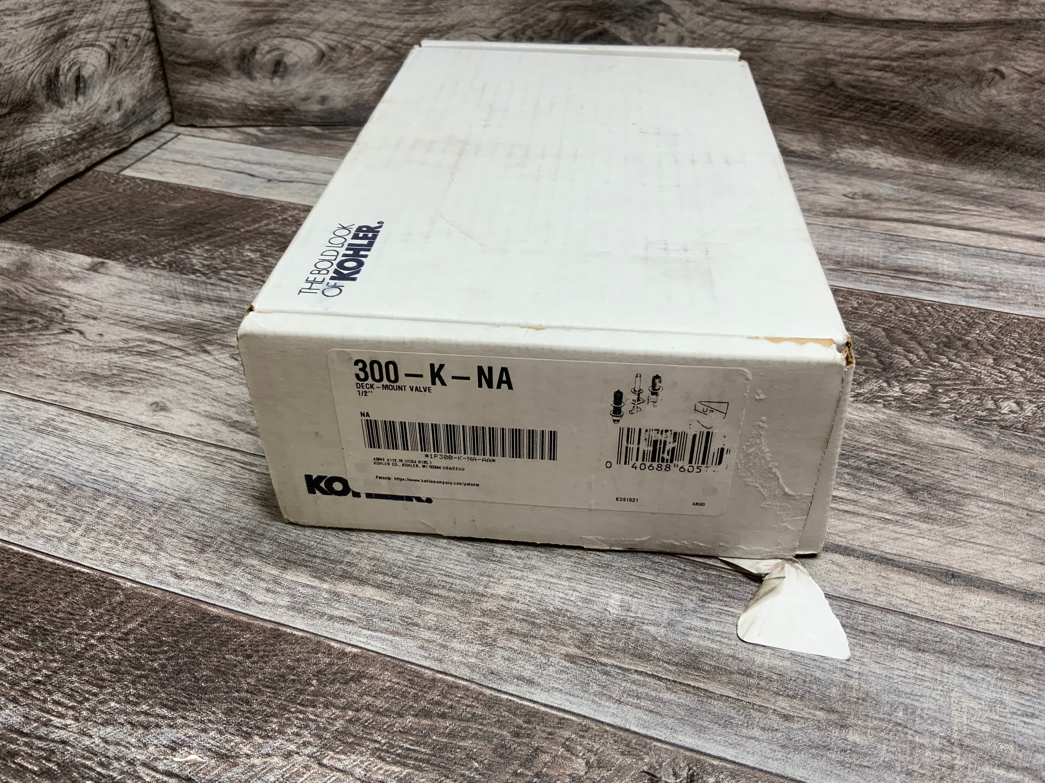 Kohler P300-K-NA Valve, 1, Unfinished **OPEN BOX** (8216595857646)