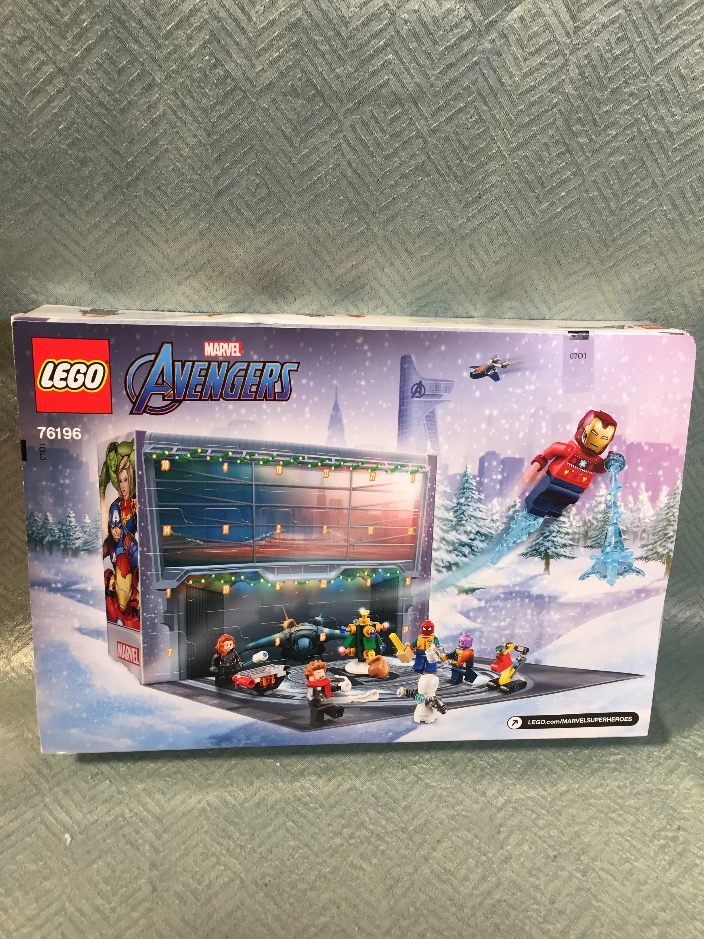 LEGO Marvel The Avengers Advent Calendar 76196 Building Kit, (298 Pieces) (7588343218414)