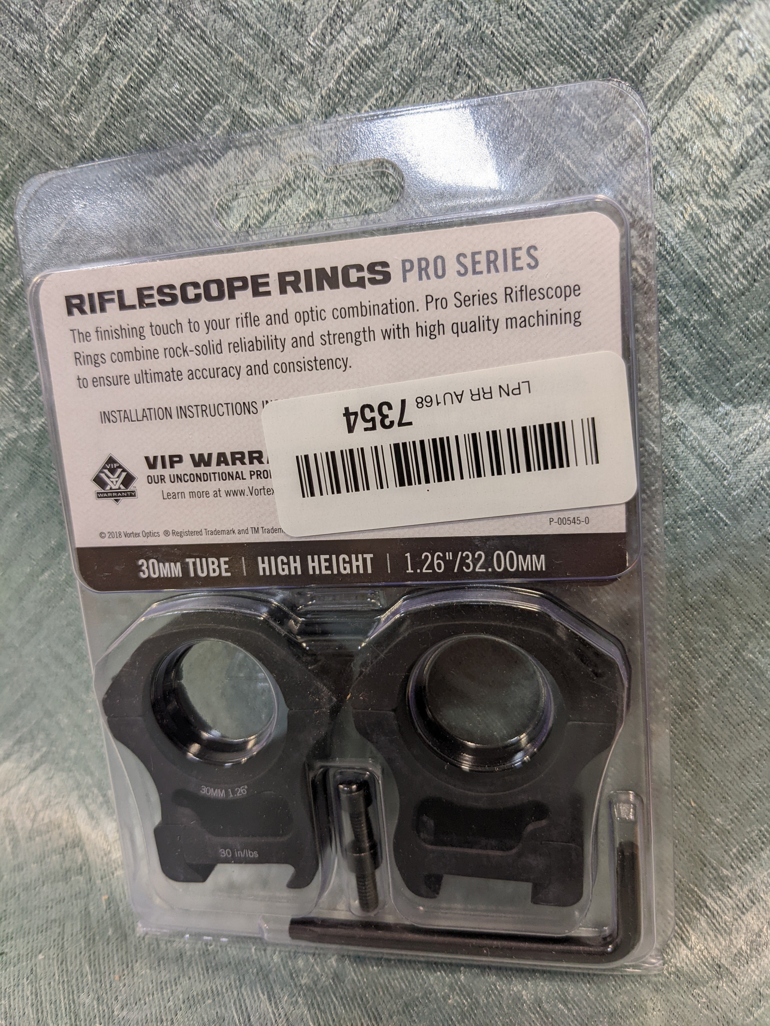 Vortex Optics Pro Series Riflescope Rings (7562792173806)