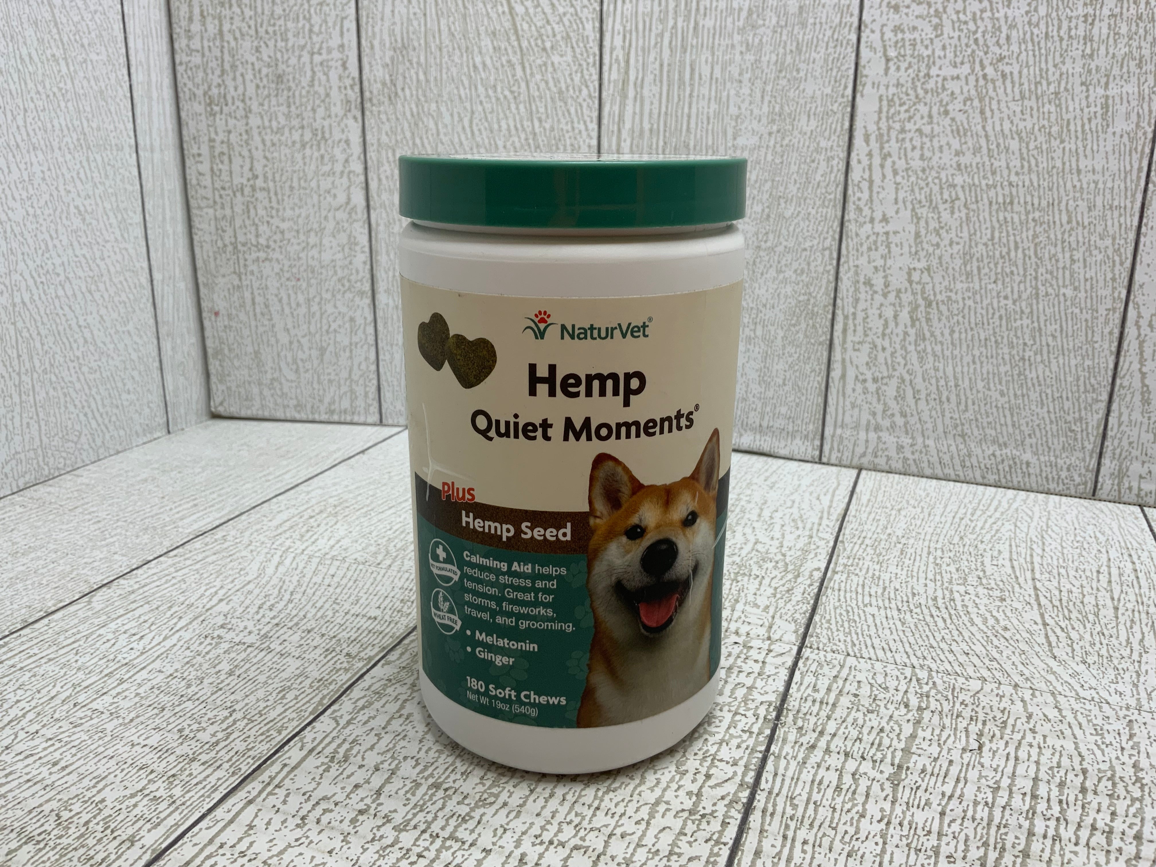 NaturVet Quiet Moments Calming Aid Dog Supplement (180 Soft Chews) (8055518068974)