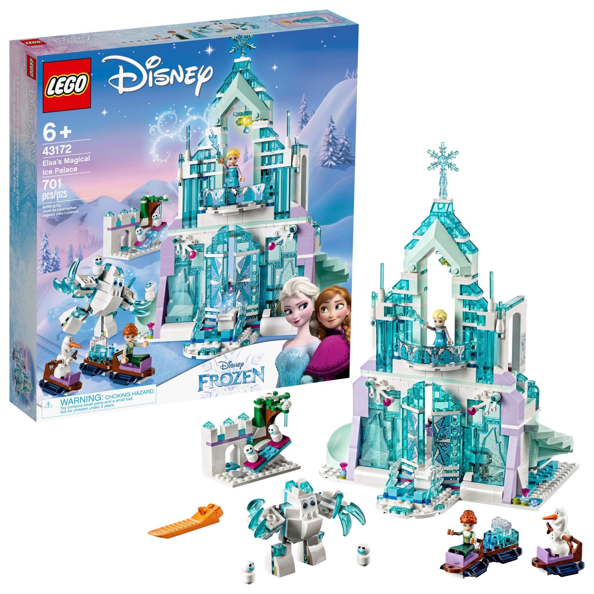 *OPEN BOX* LEGO Disney Frozen Elsa's Magical Ice Palace 43172 (701 Pieces) (7703003529454)