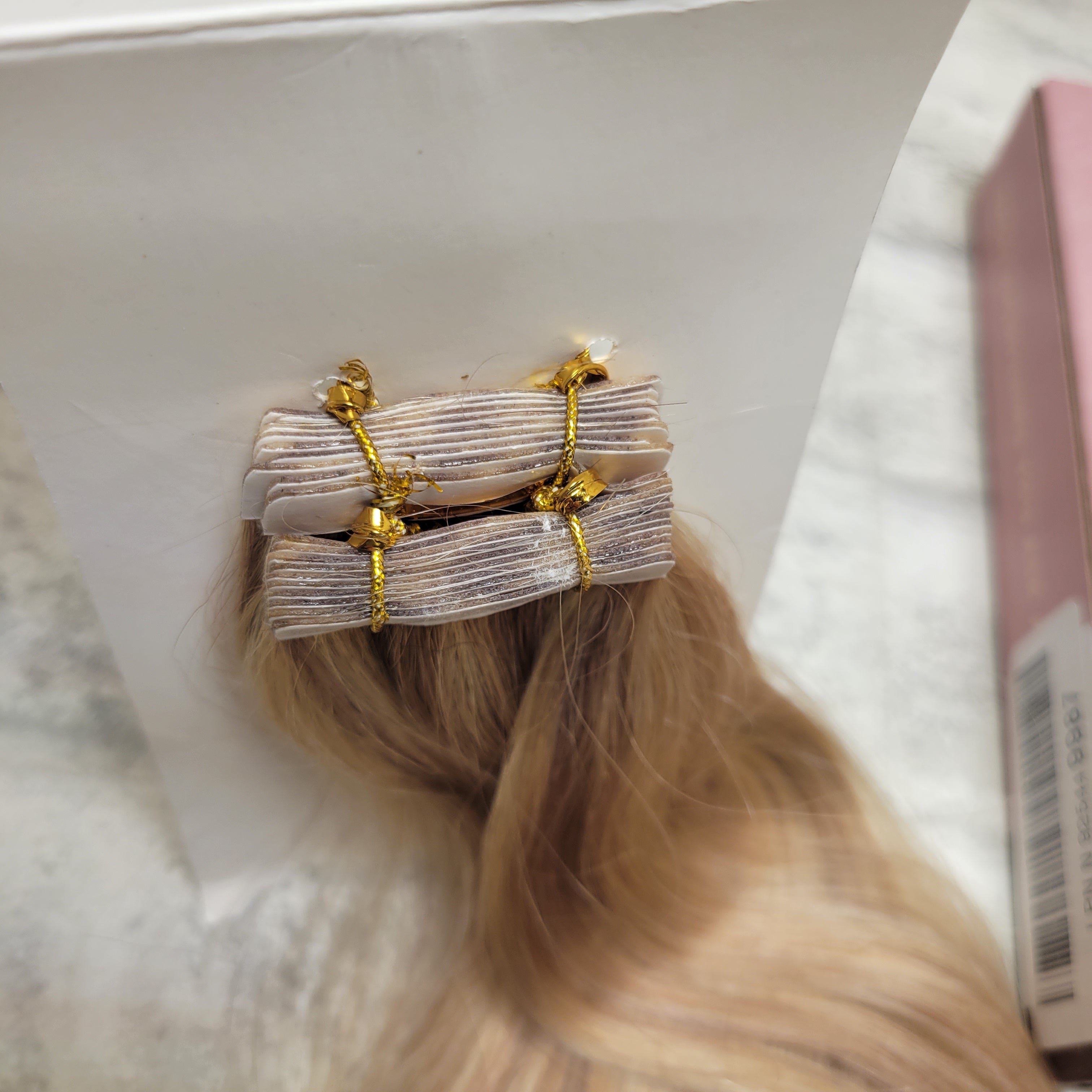 100% Human Hair Tape in Extentions, 20pc/50g, P18/613#, 18