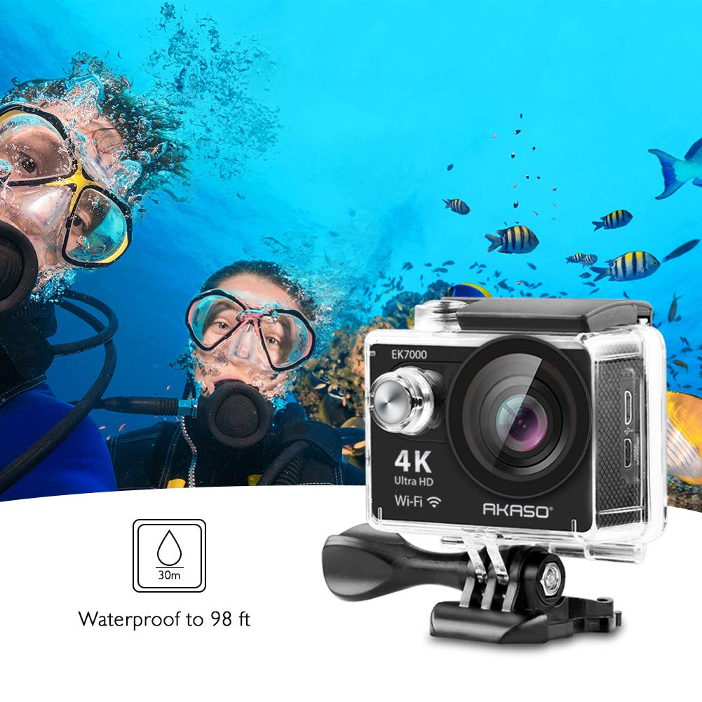 AKASO EK7000 4K30FPS Action Camera Ultra HD Underwater Camera (7575108649198)