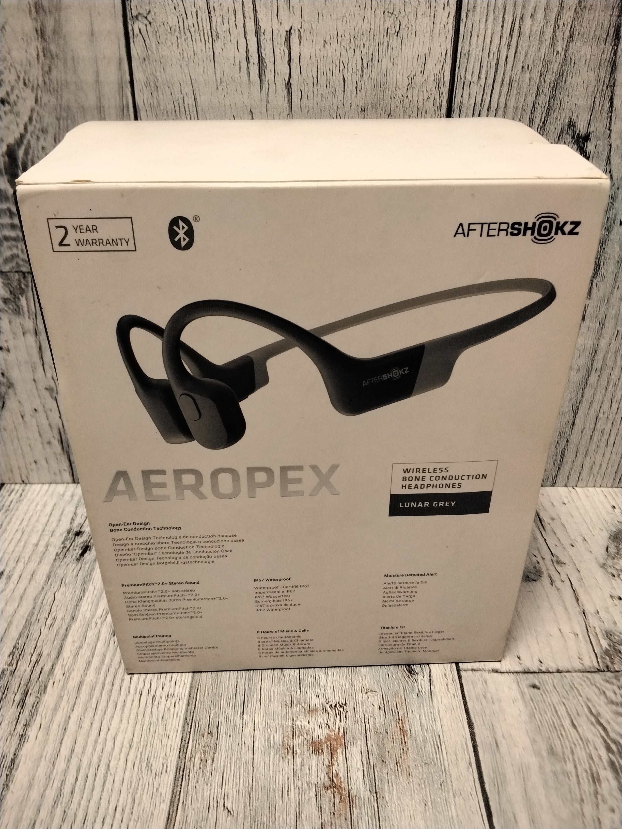 AfterShokz Aeropex Open-Ear Bluetooth Bone Conduction Sport Headphones *TESTED* (7829673410798)