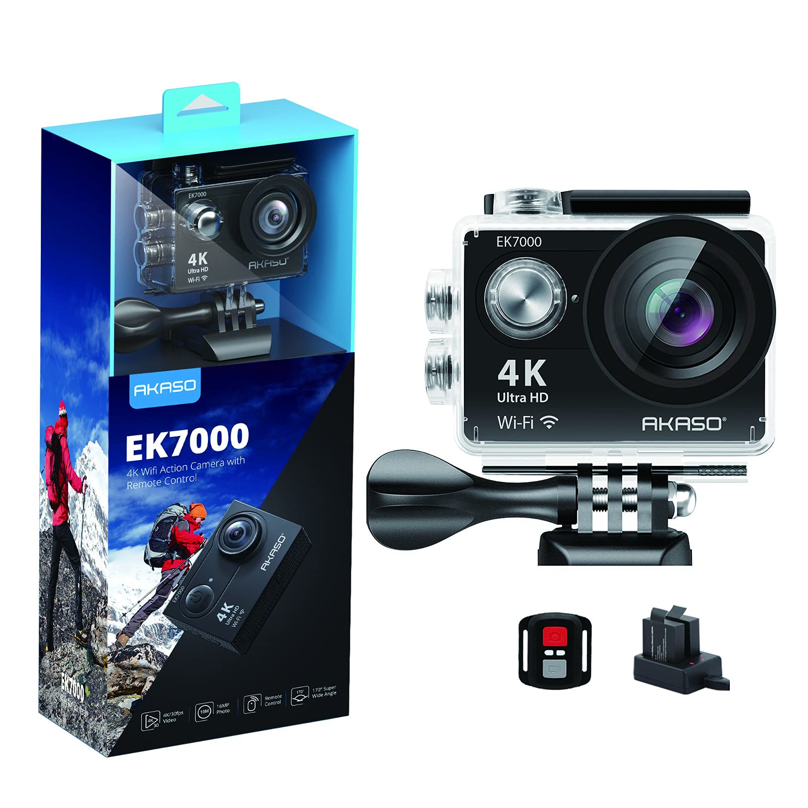 AKASO EK7000 4K30FPS Action Camera Ultra HD Underwater Camera (7575108649198)