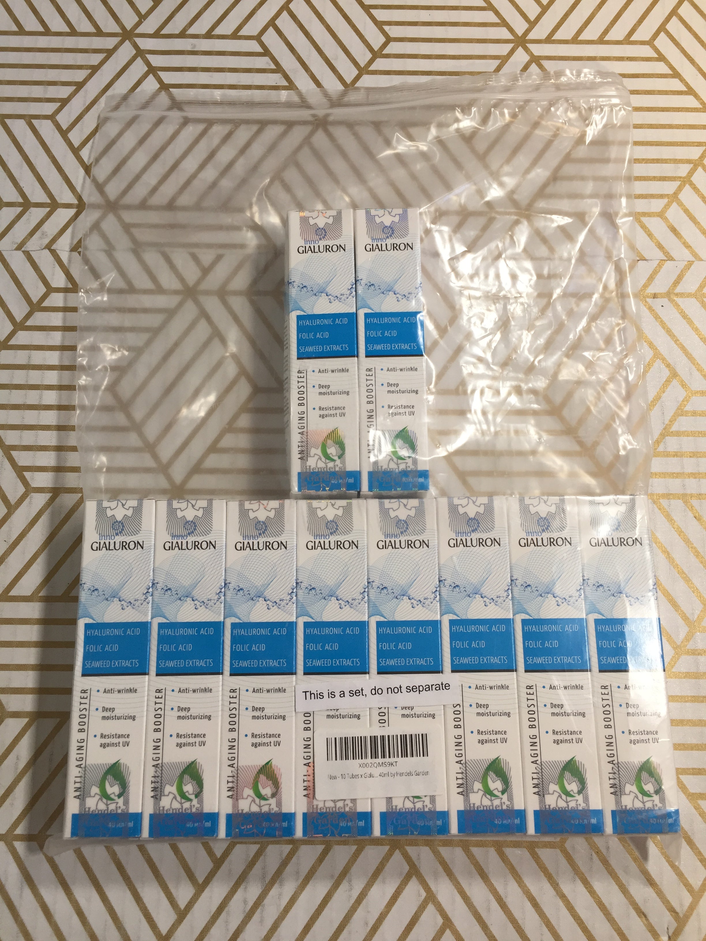 10 Tubes x Gialuron Innogialuron Anti-Aging Booster Anti-Wrinkle Cream 40ml (7936084803822)