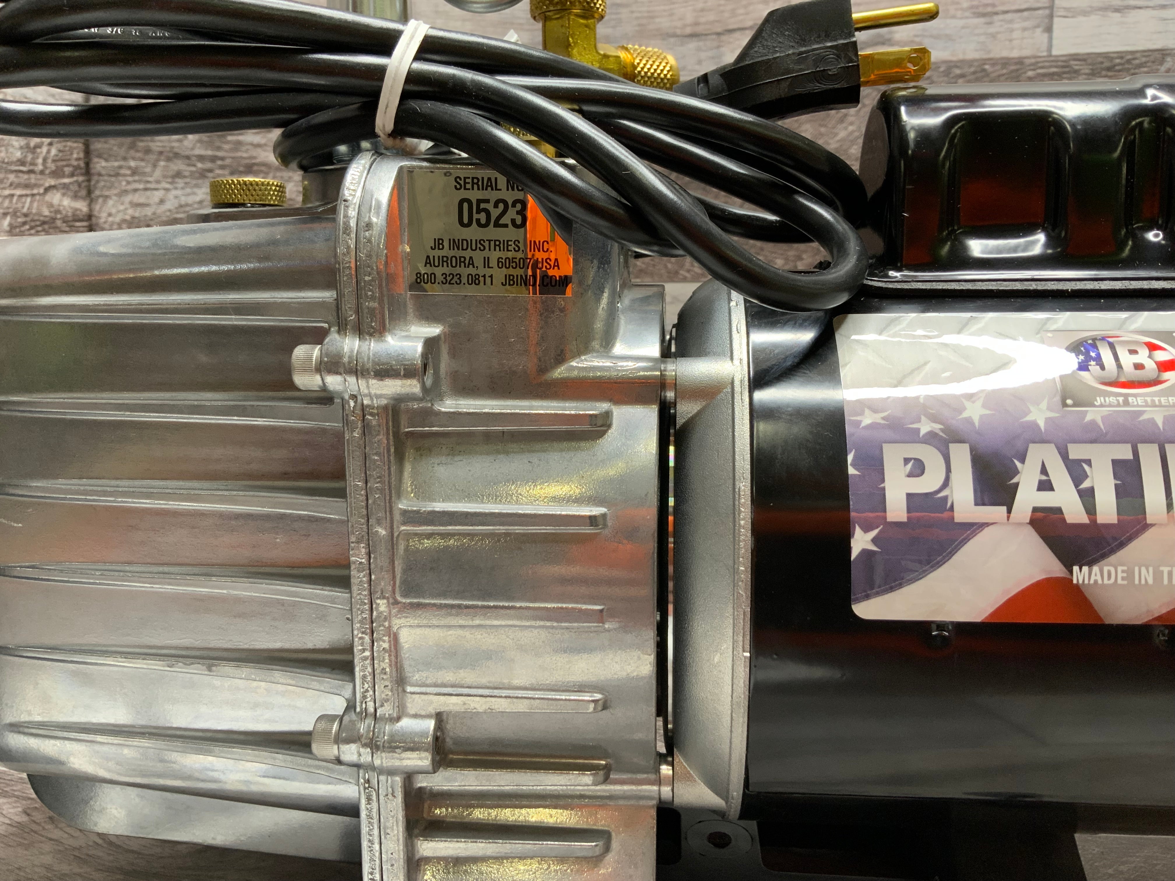 JB Industries DV200N 7 CFM 2 Stage Platinum Vacuum Pump