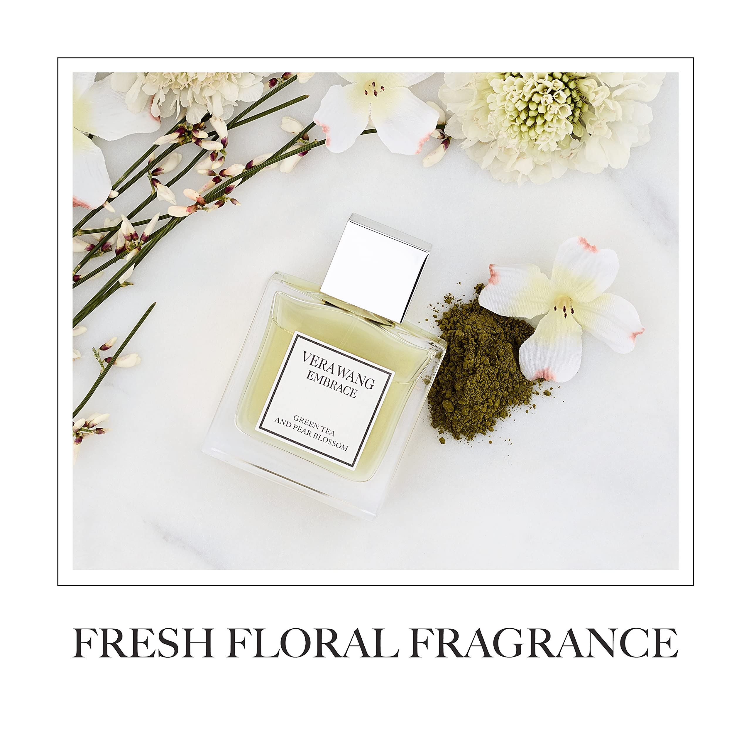Vera Wang Embrace Eau de Toilette Spray for Women, Green Tea & Pear Blossom, 1 Fl Oz (7568946462958)