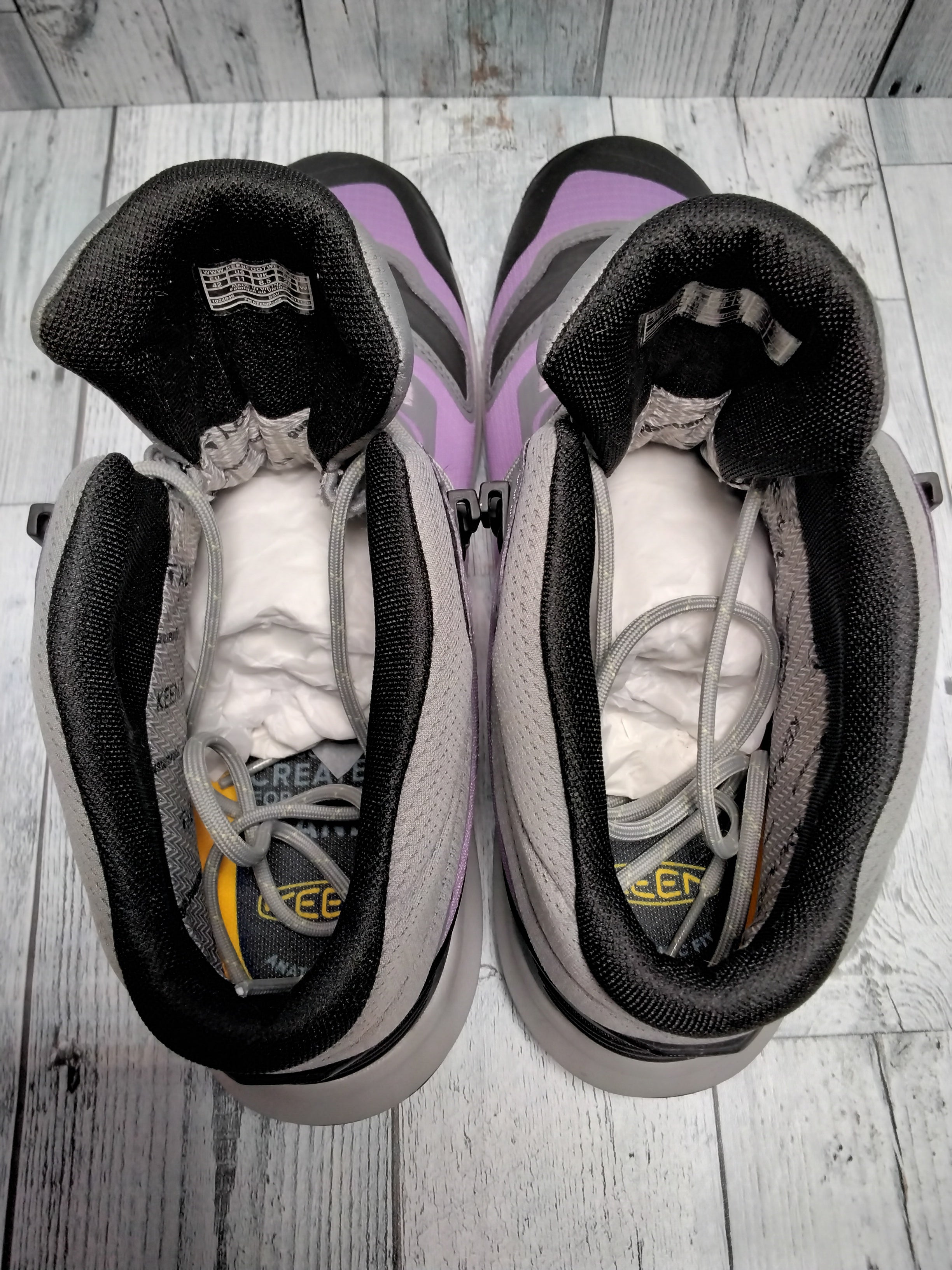 KEEN Women's Tempo Flex Mid Height Waterproof Hiking Boot African Violet Sz 11 (7761657921774)