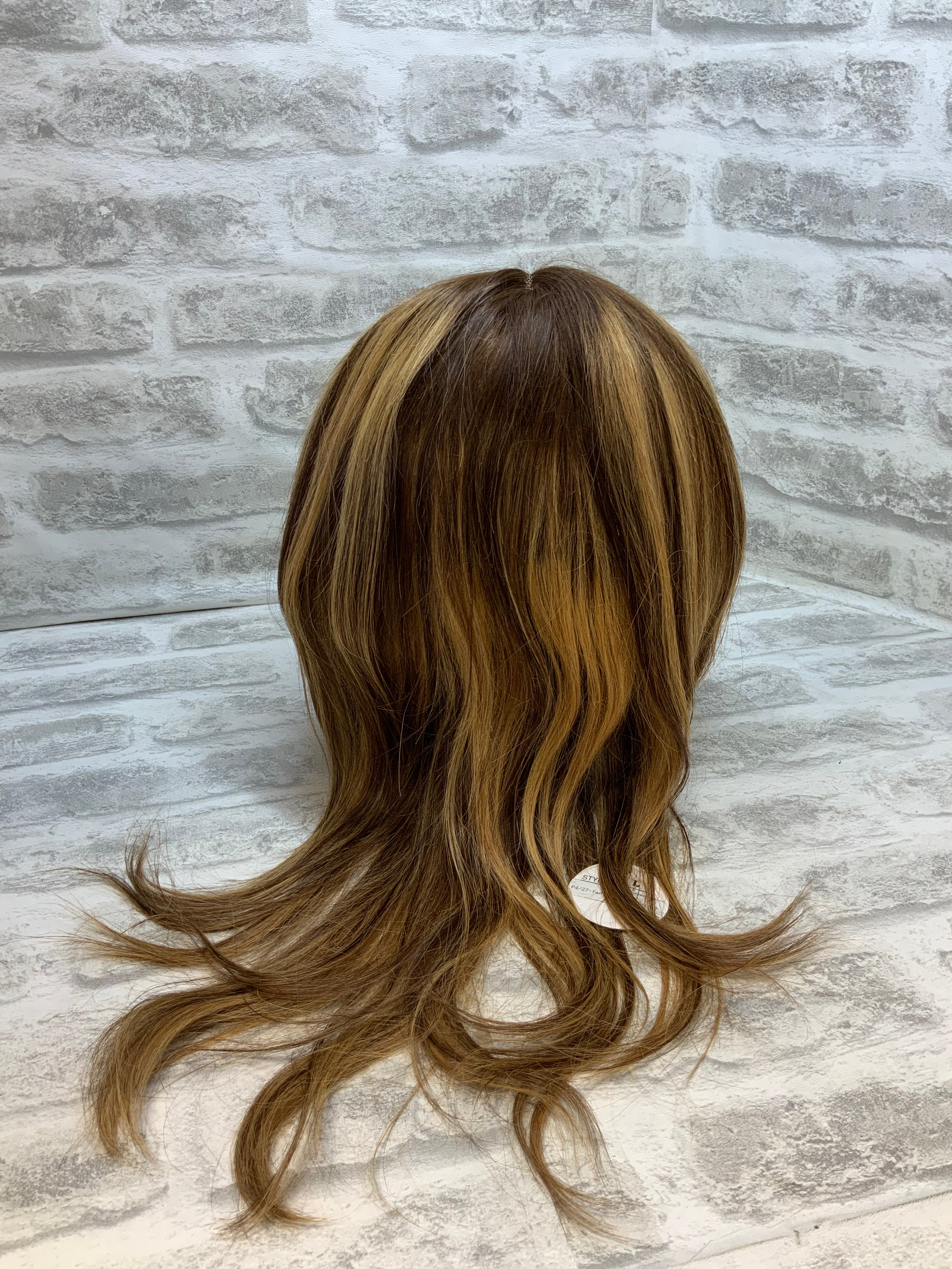 13x4 Ombre Highlight Lace Front Wigs Human Hair Straight, 24 inch (7539678576878)