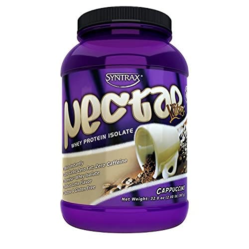 Syntrax Lattes Nectar Native Grass-Fed Whey Protein Latte Cappuccino, 2 lbs (7515081048302)