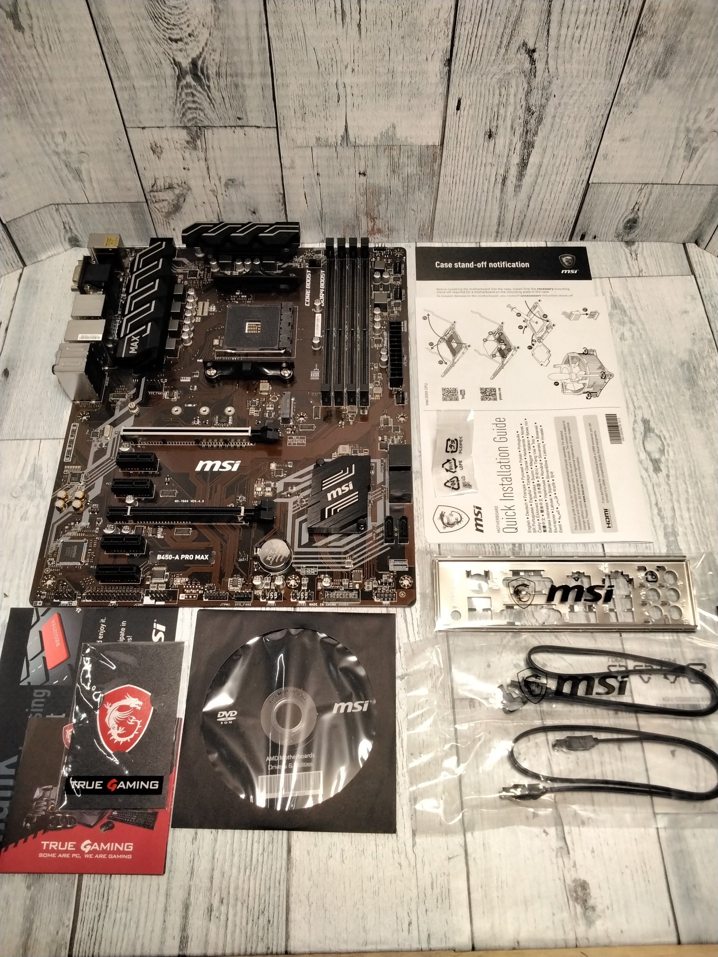 MSI Pro Series AMD Motherboard B450A Pro Max