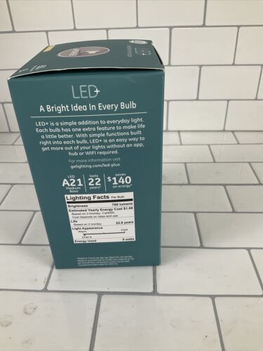 GE LED+ Speaker Bulb A21 760 Lumens 9W Bluetooth Link Up To 10 Bulb - 93100352 (6922791059639)
