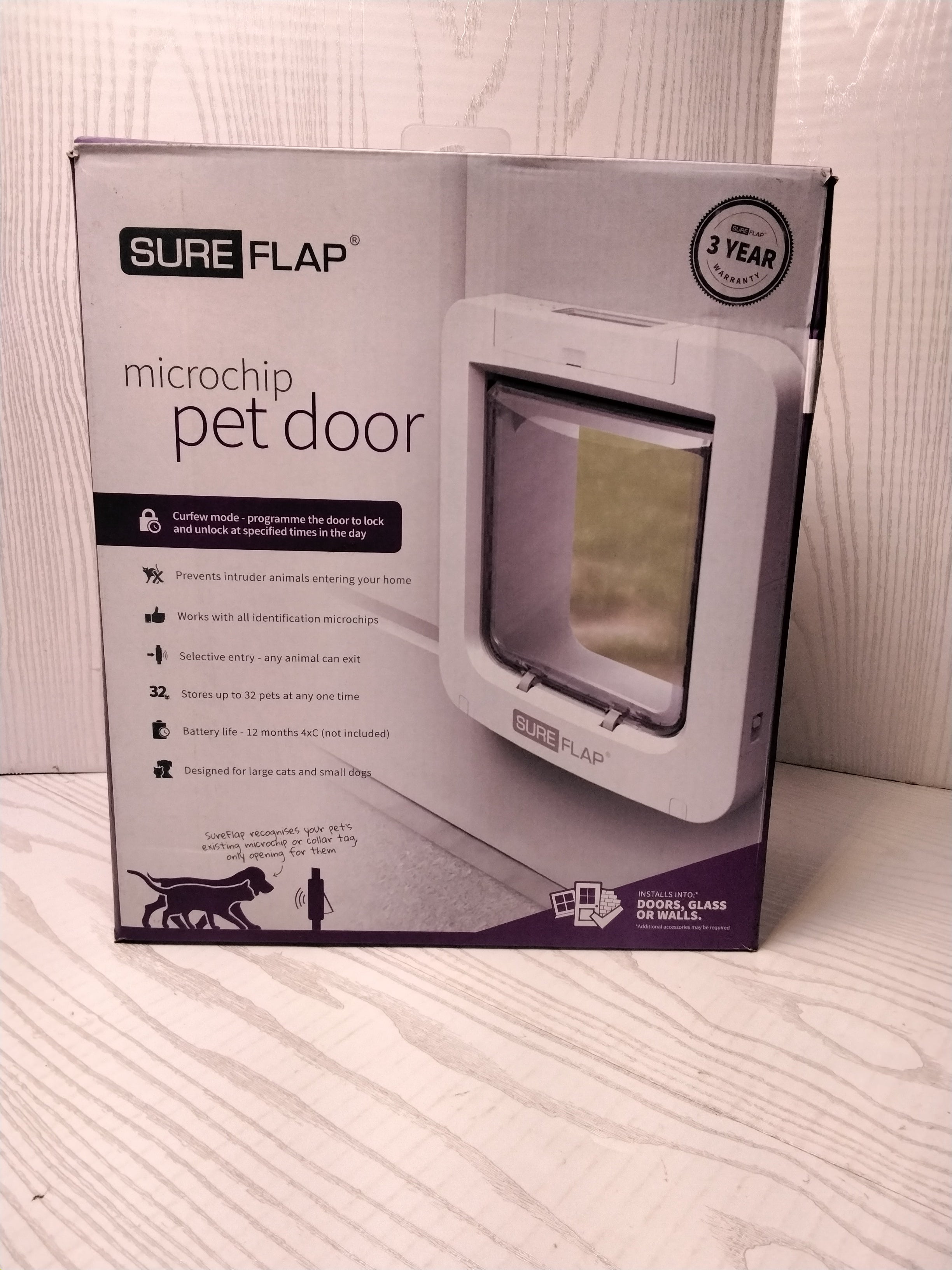 SureFlap-Sure Petcare Microchip Pet Door (White) (7830417309934)