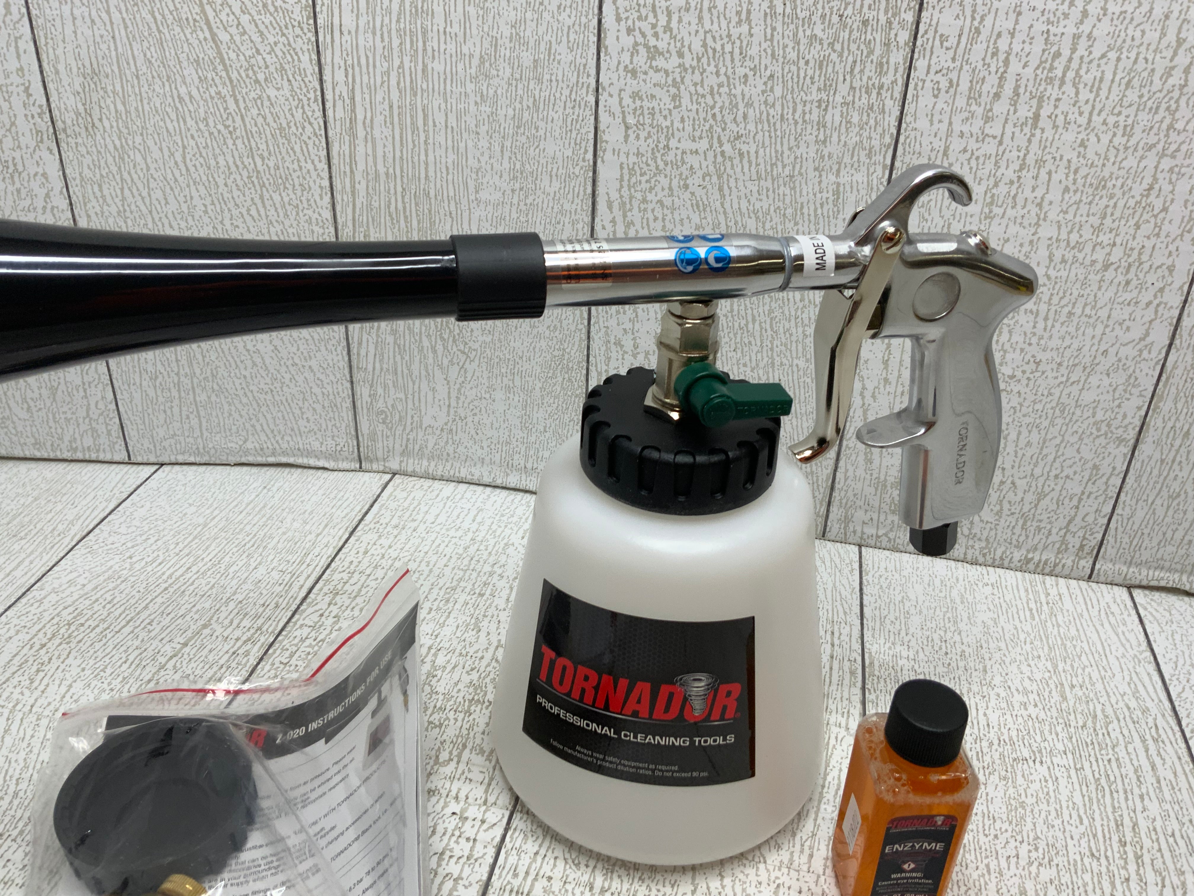 Tornador Z-020 Black Professional Cleaning Gun Starter Kit (8051620151534)