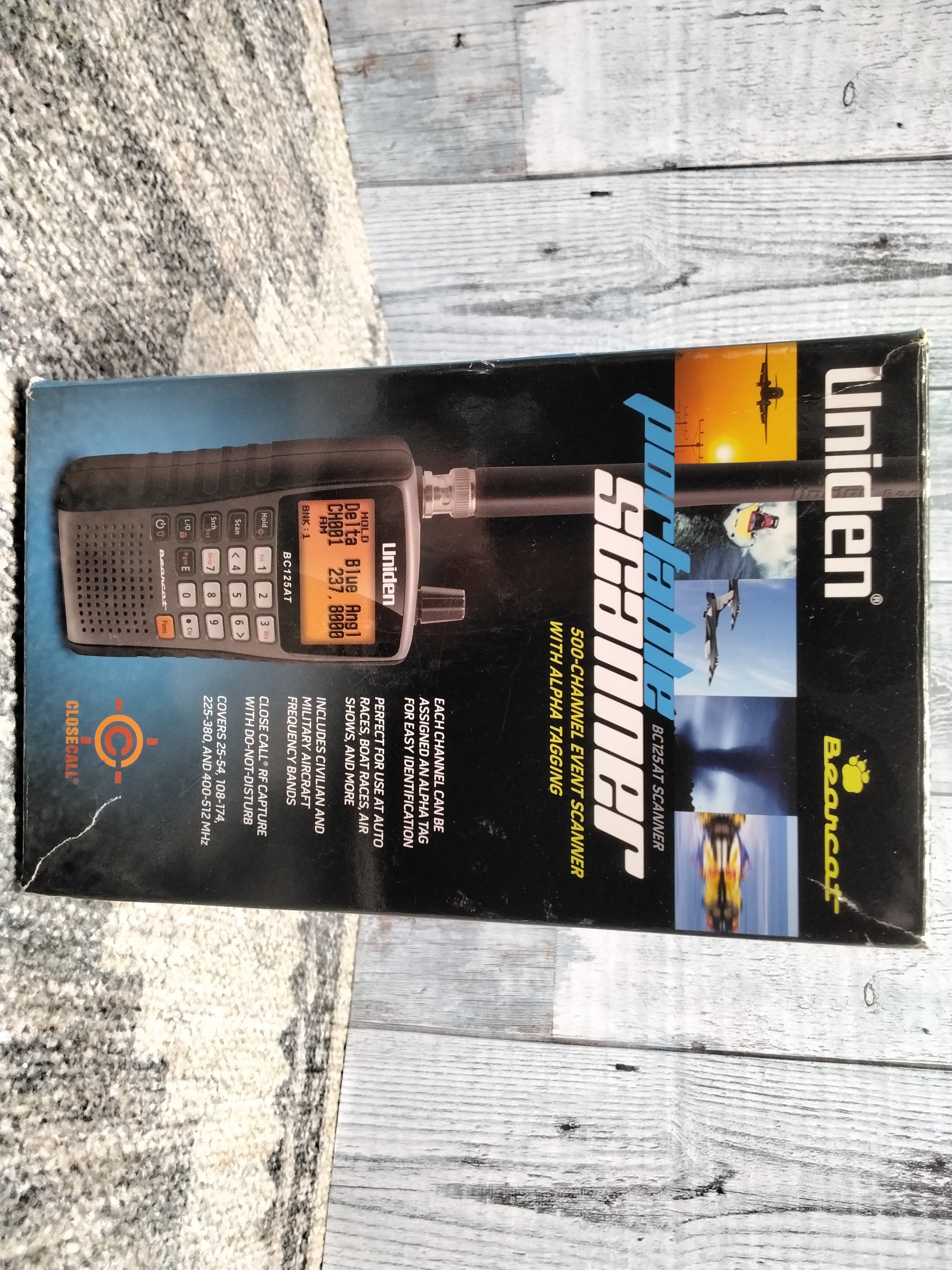 Uniden Bearcat BC125AT Handheld Scanner, 500-Alpha-Tagged Channels, Close Call (7931405172974)