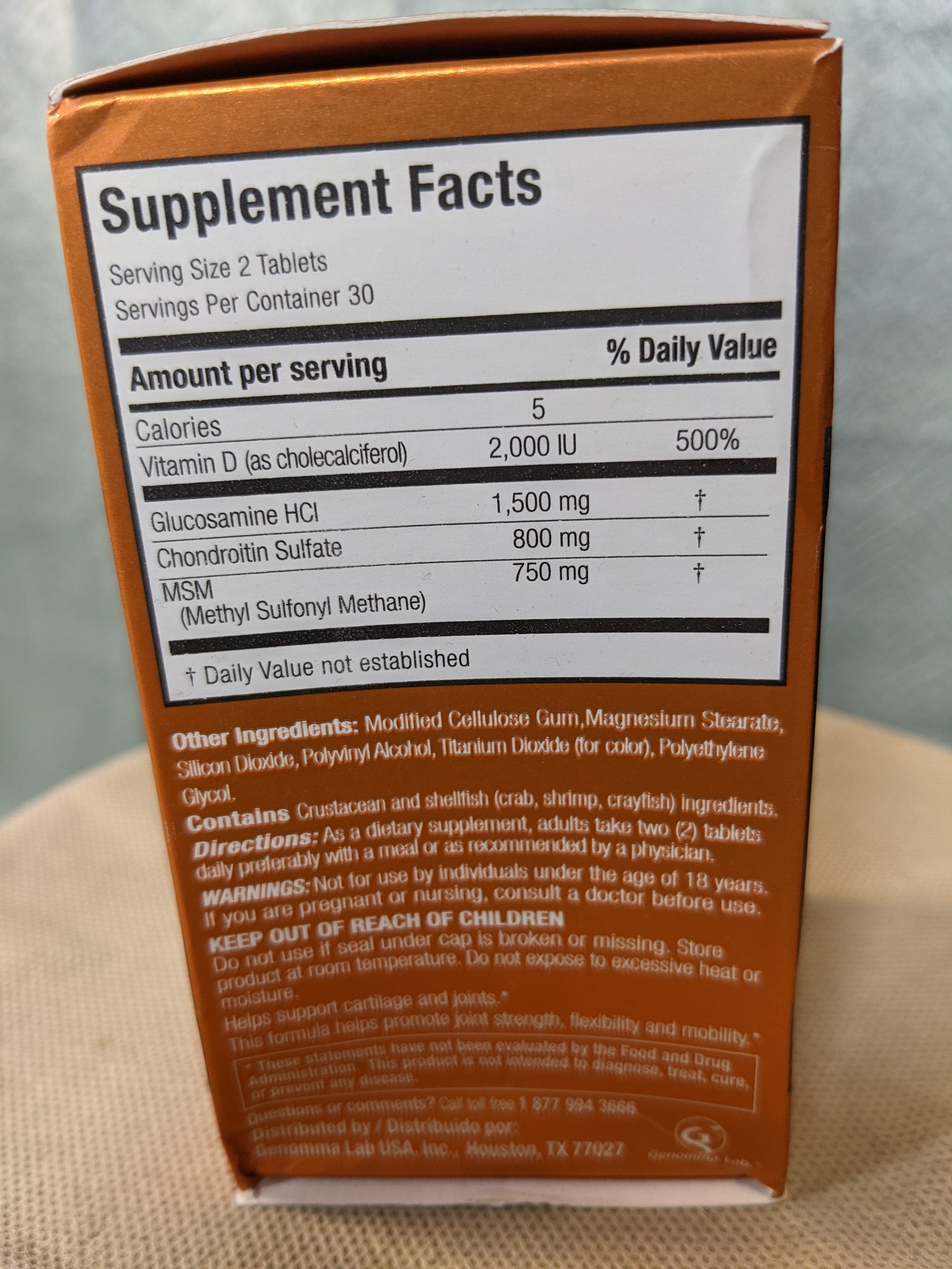 XRAY Triple Action Joint Health Supplement with Vitamin D, White, 60 Count Sealed. Expires 3/2022 (7567455027438)