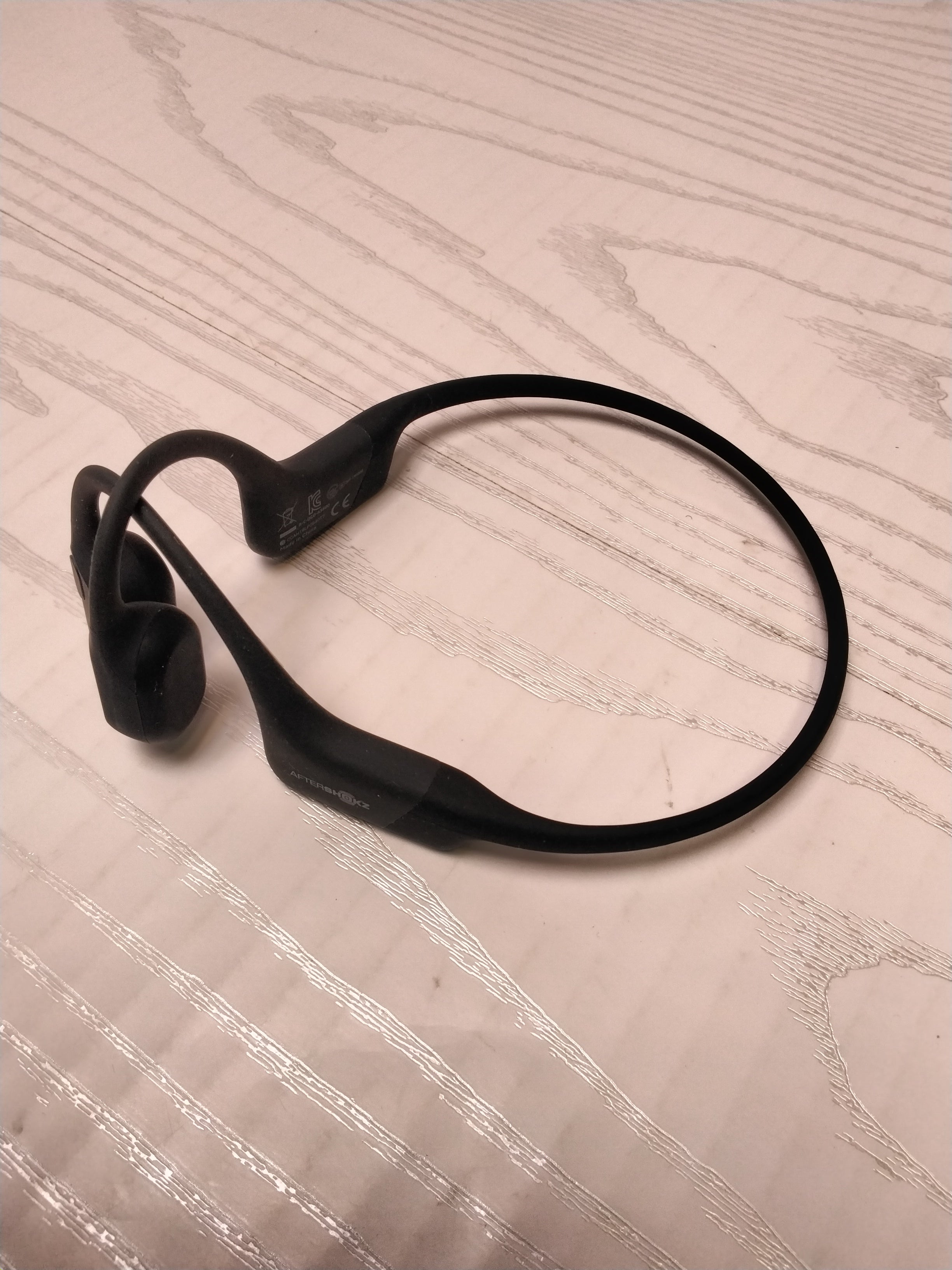 AfterShokz Aeropex - Open-Ear Bluetooth Bone Conduction Headphones, Cosmic Black (7763700908270)