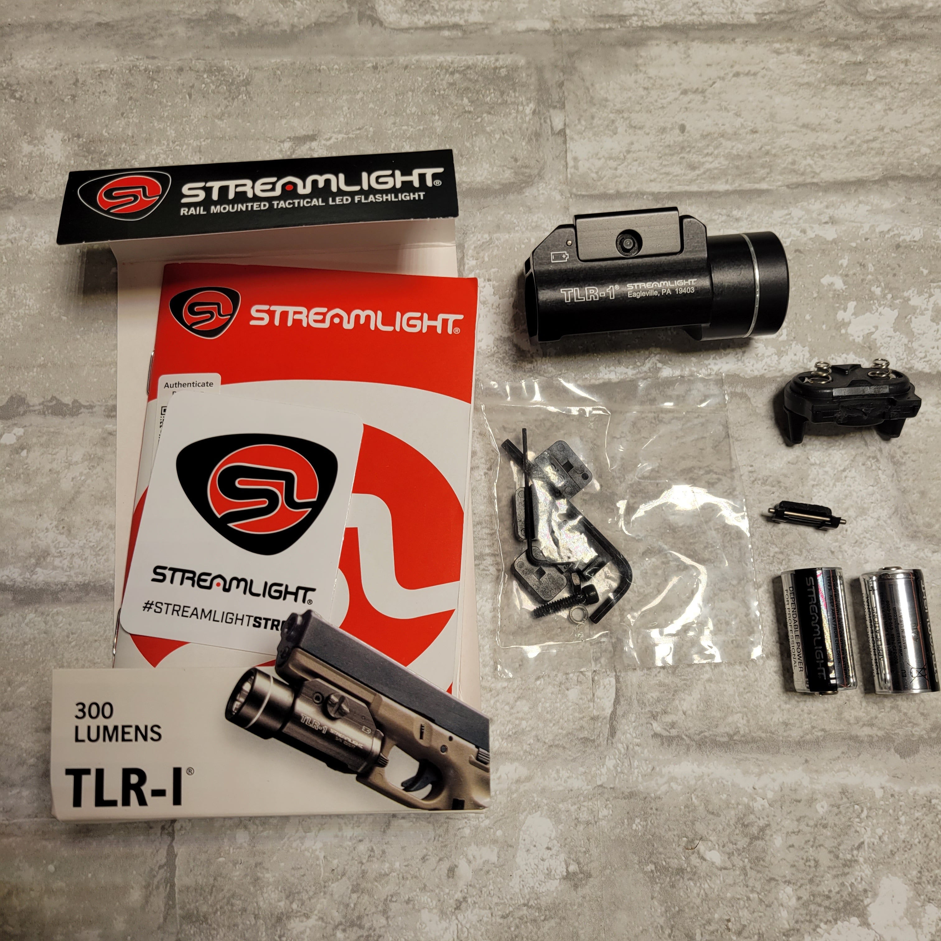 Streamlight TLR-1 Weapons Rail Mounted Tactical Flash Light *DAMAGED* (8034475409646)