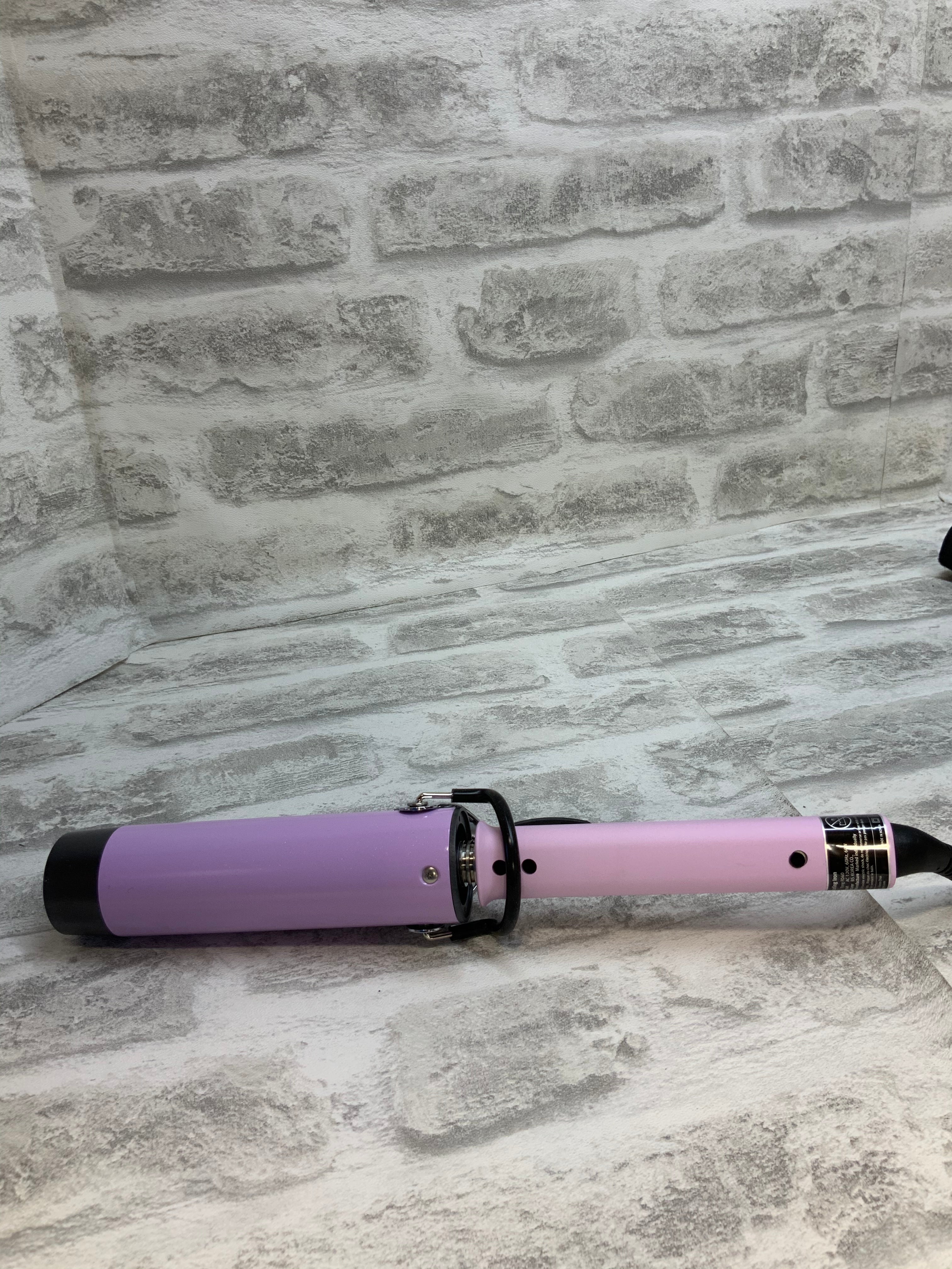 VODANA Professional GlamWave Ceramic Curling Iron Violet 1.6inch(40mm) (7535702049006)