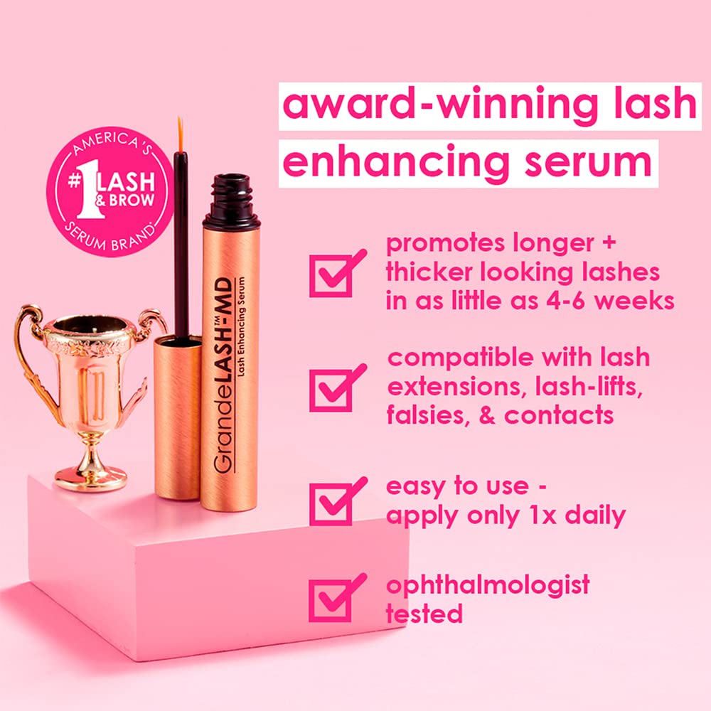 Grande Cosmetics GrandeLASH-MD Lash Enhancing Serum | 6 Month Supply *SEALED* (8115328680174)